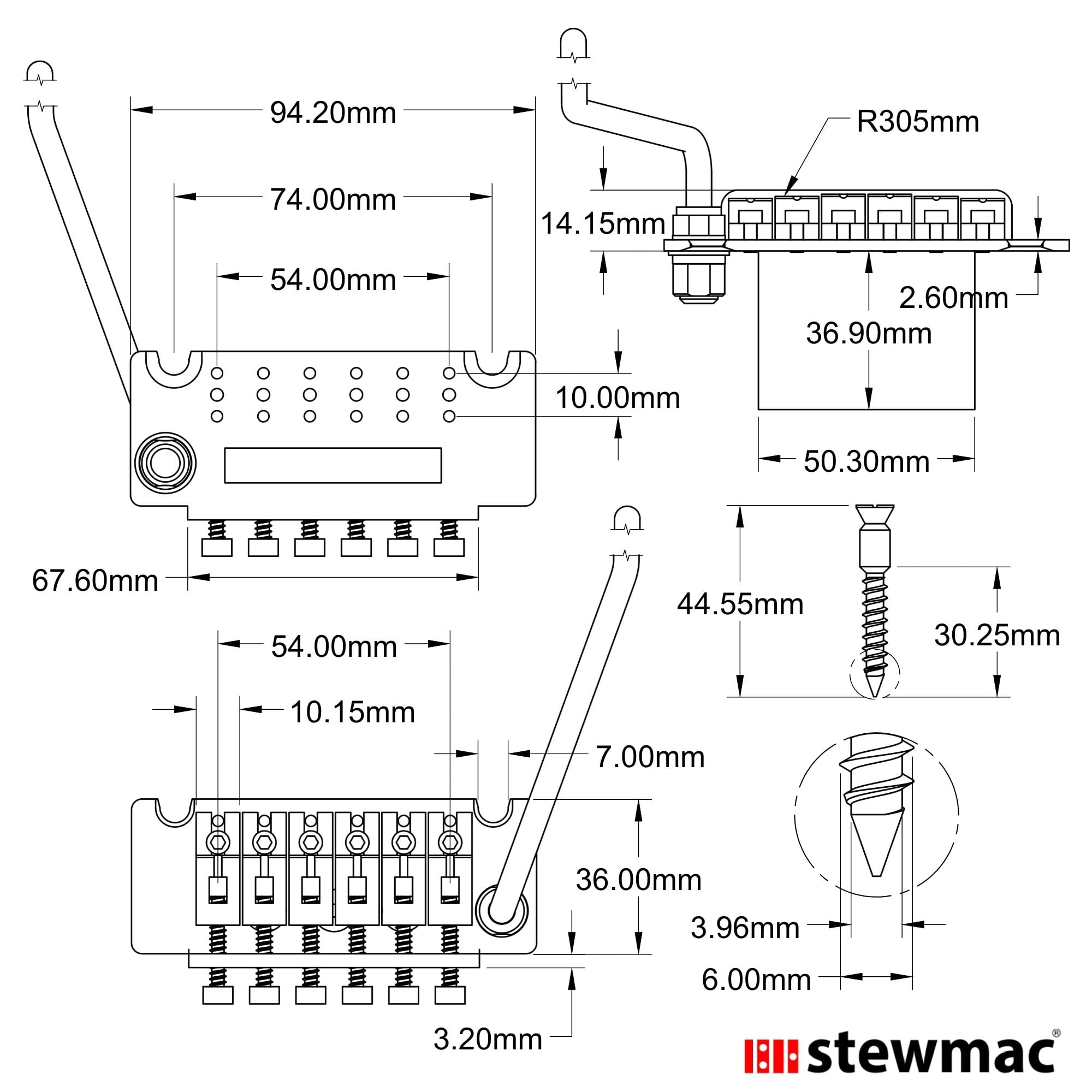 Floyd Rose Original Non-Fine Tuner Tremolo System