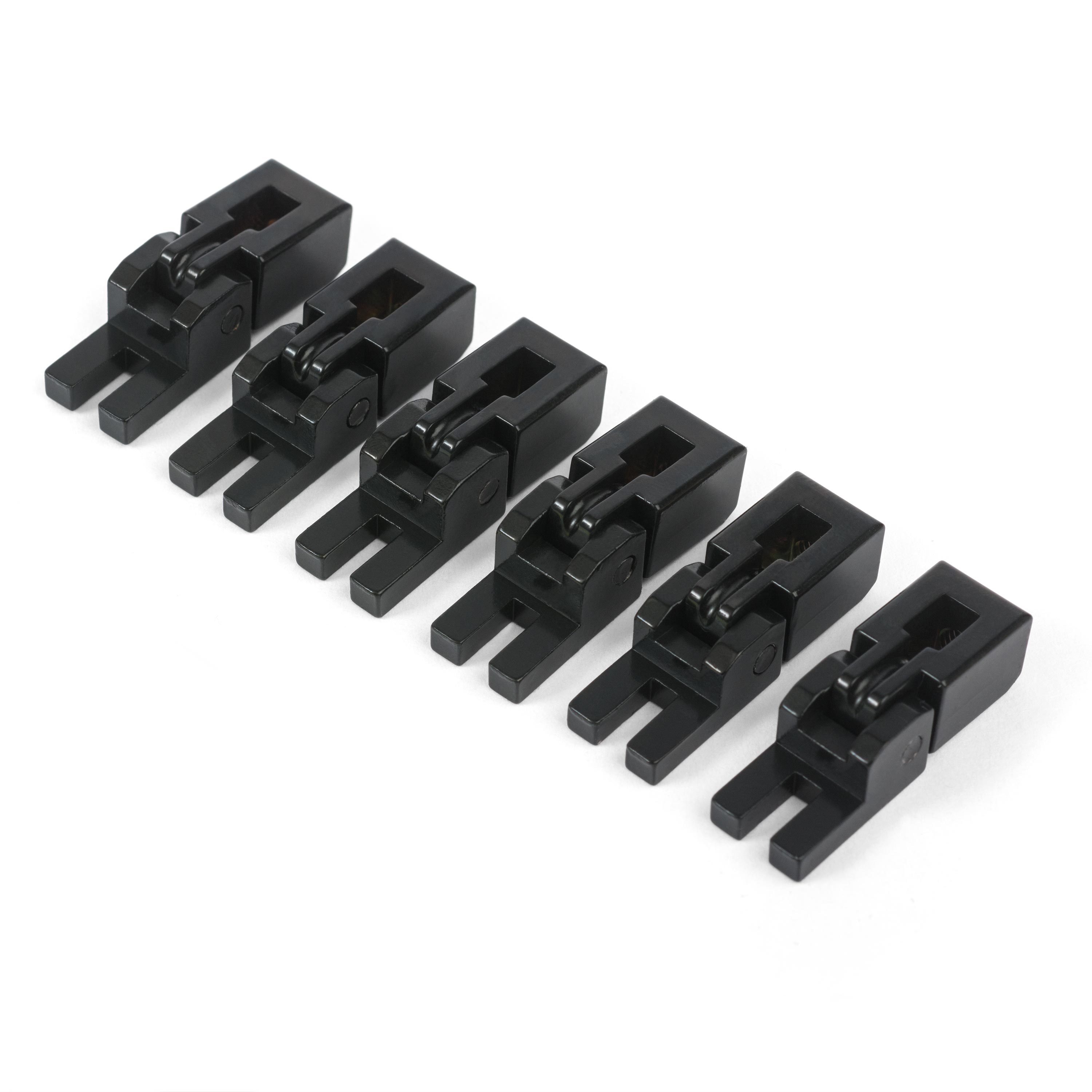 Floyd Rose Special Series Bridge Saddles, Black, set of 6