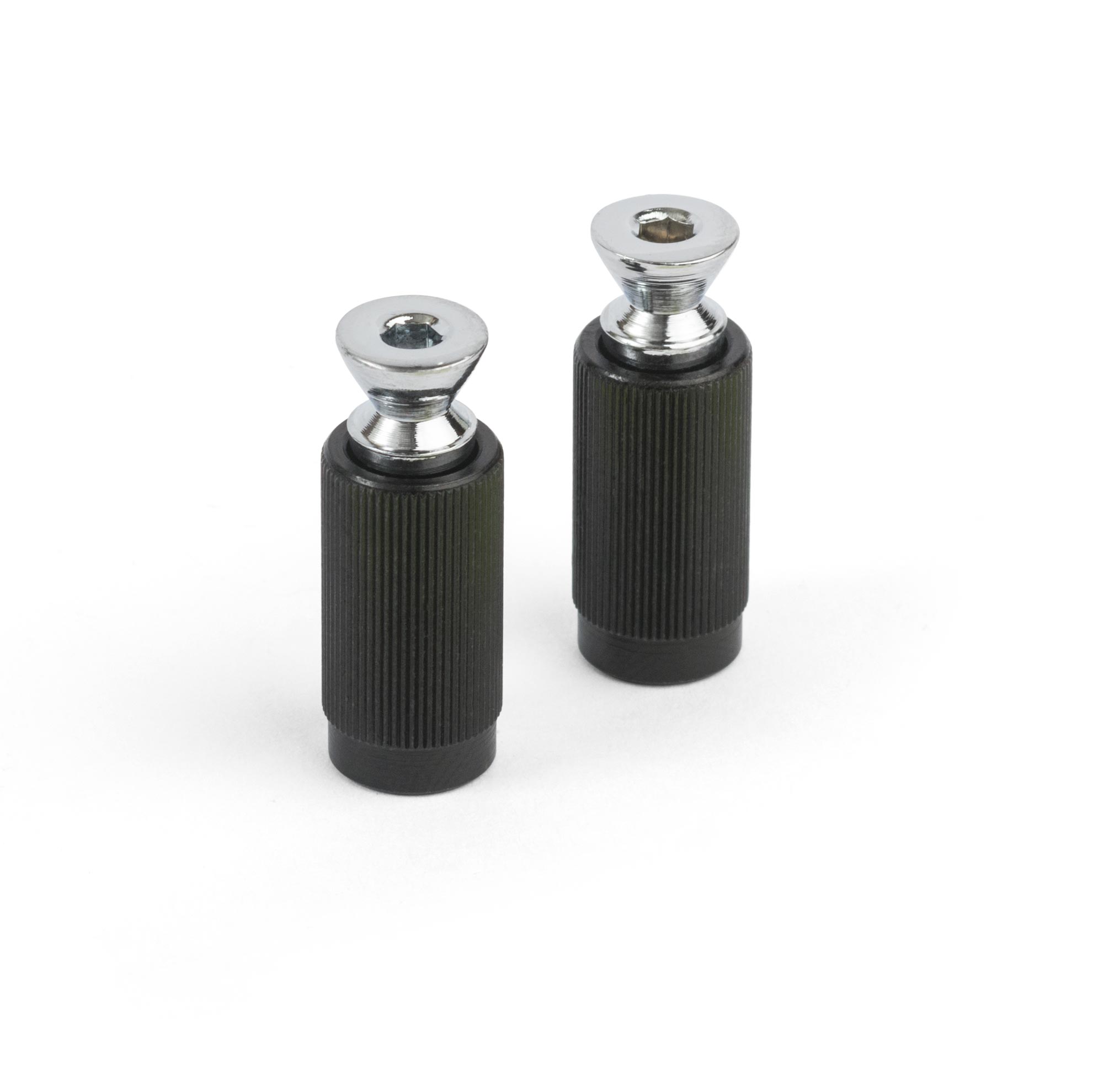 Floyd Rose Bridge Mounting Studs and Inserts, Chrome, set of 2