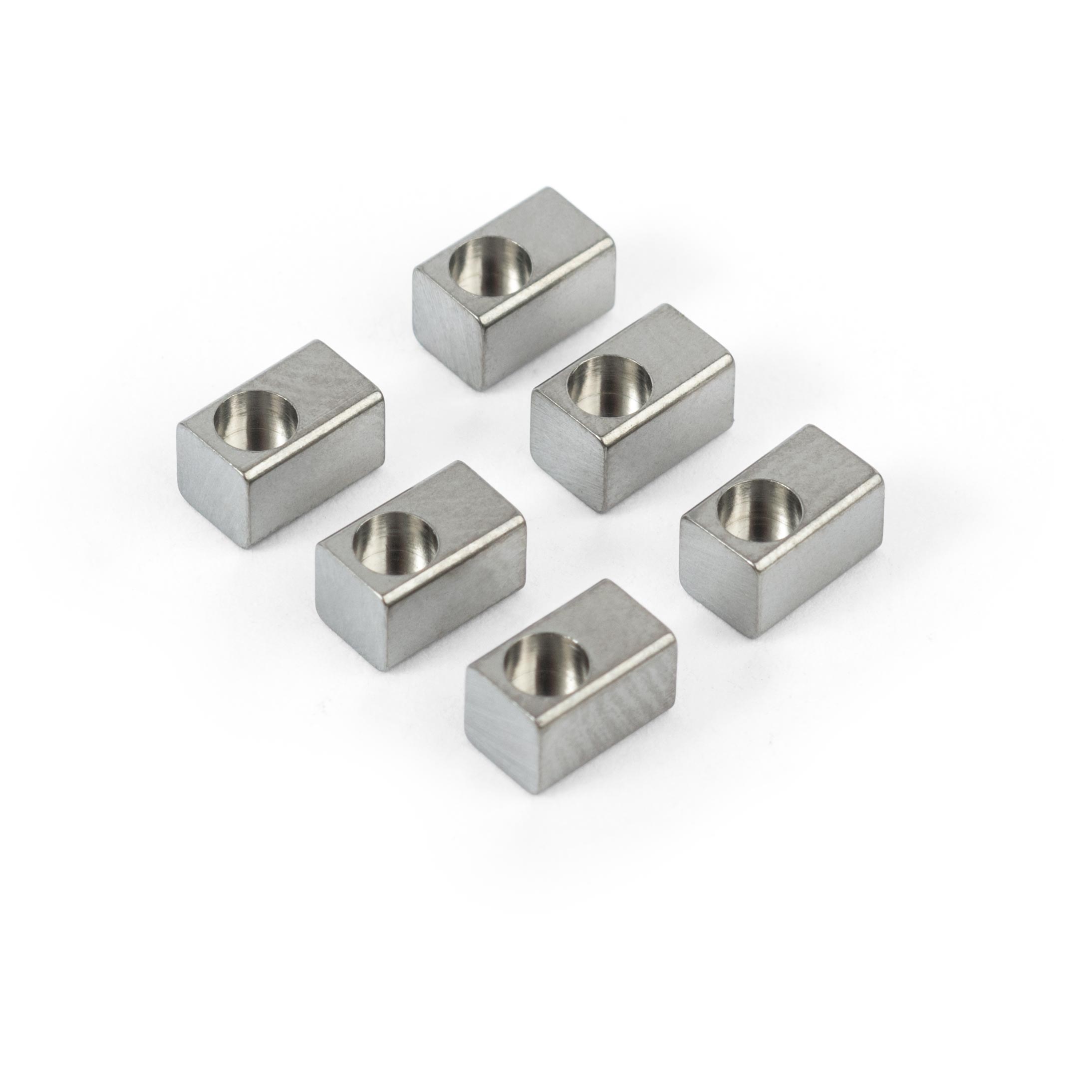 Floyd Rose String Lock Insert Block, Original Titanium Series, set of 6