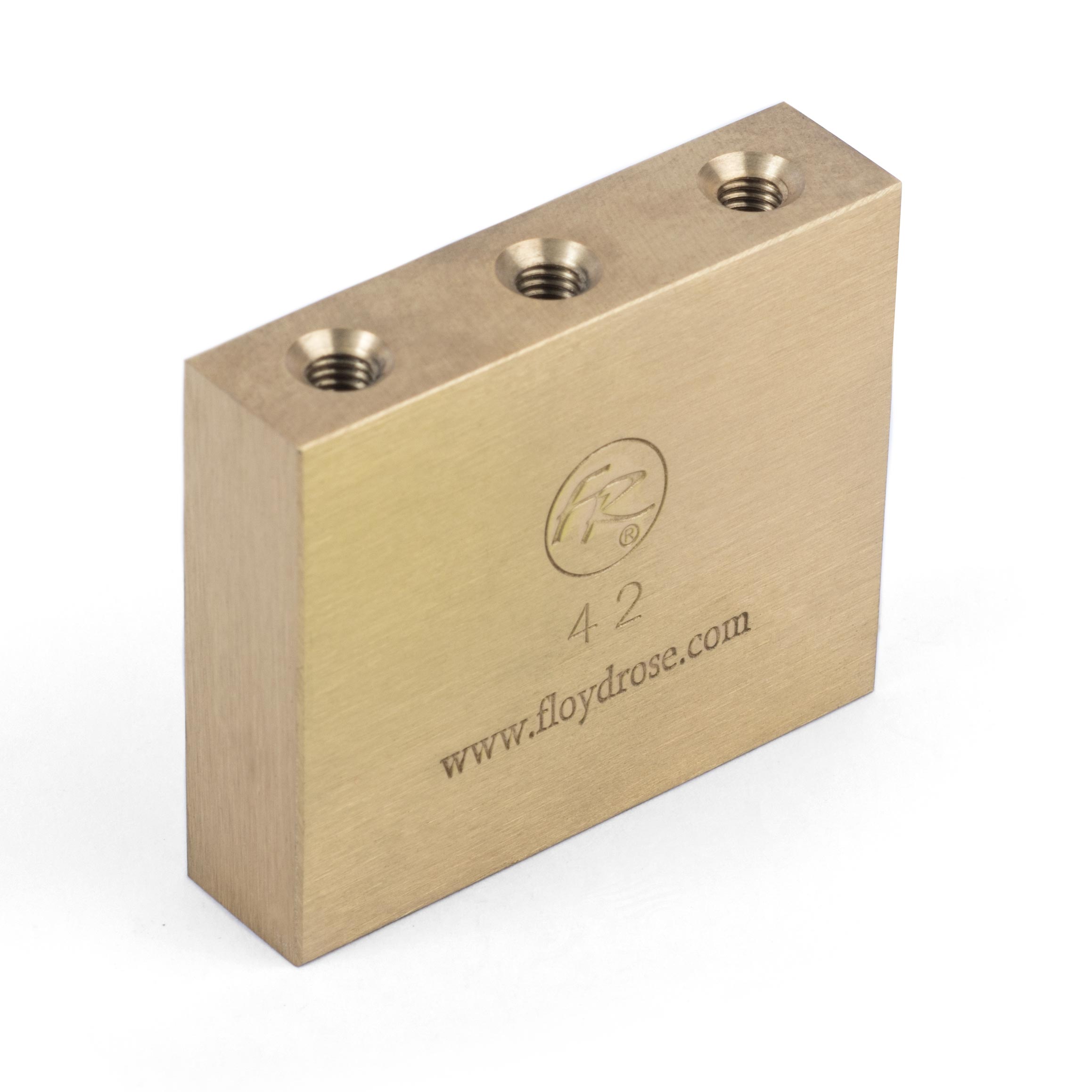 Floyd Rose Original Fat Brass Tremolo Block, 42mm - For flush-mount installations, the original Floyd Rose block