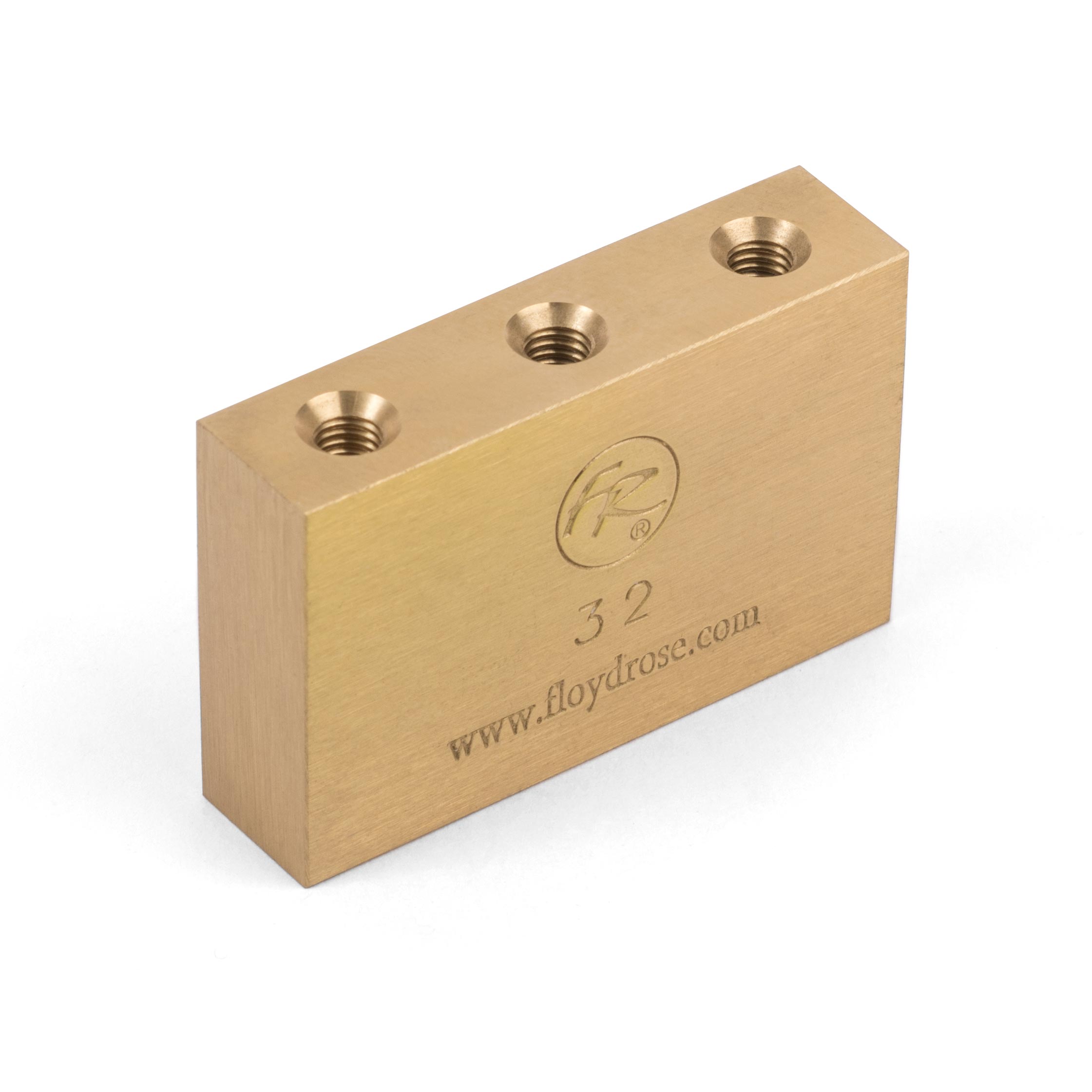 Floyd Rose Original Fat Brass Tremolo Block, 32mm - For deeply recessed bridges and Floyd Rose Pro