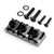 Floyd Rose Locking Nut Set, R2 Special/1000 Series, Black Nickel