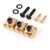 Floyd Rose Locking Nut Set, R2 Special/1000 Series, Gold