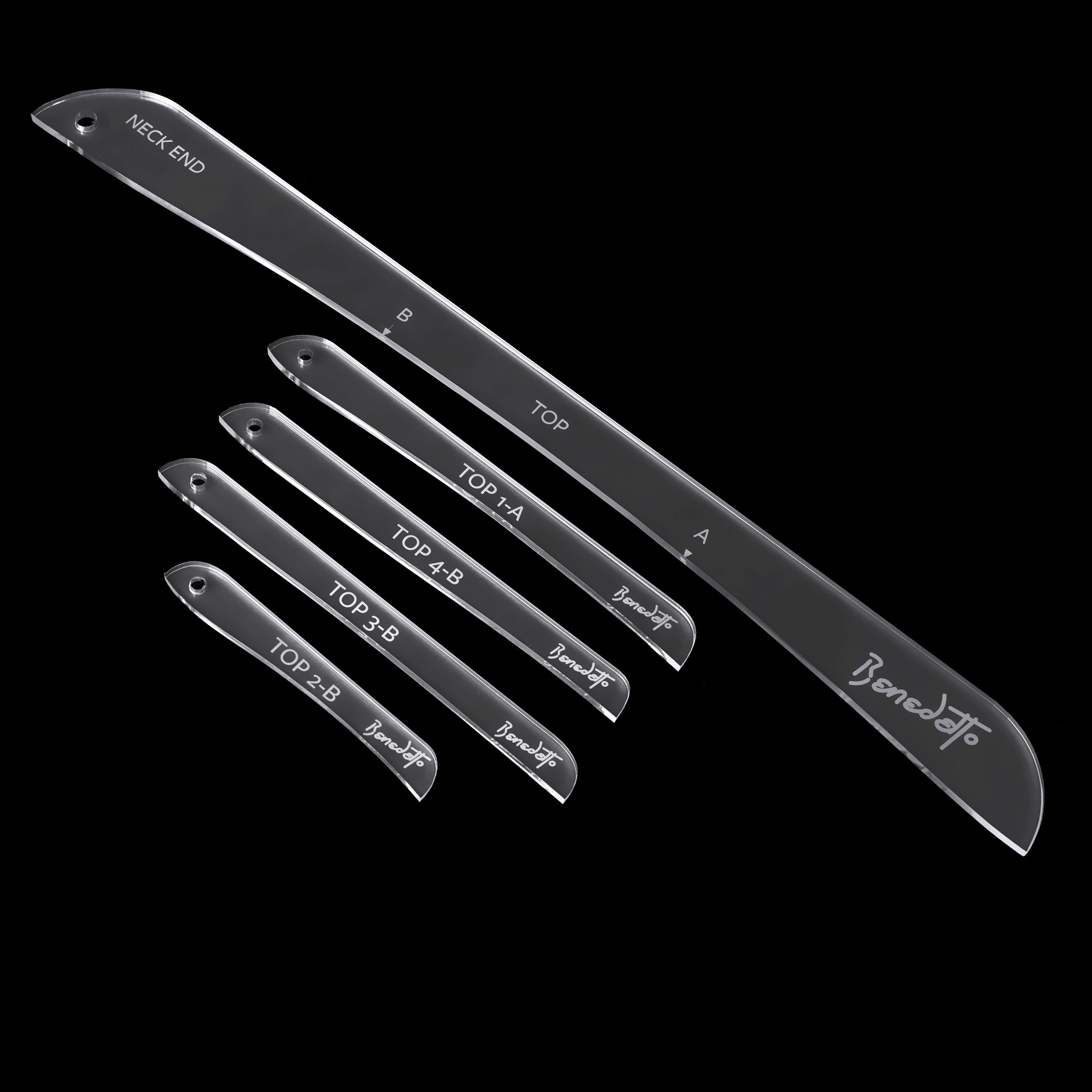 Benedetto Archtop Guitar Templates, Top Arch Set Benedetto Archtop Guitar Templates, Top Arch Set