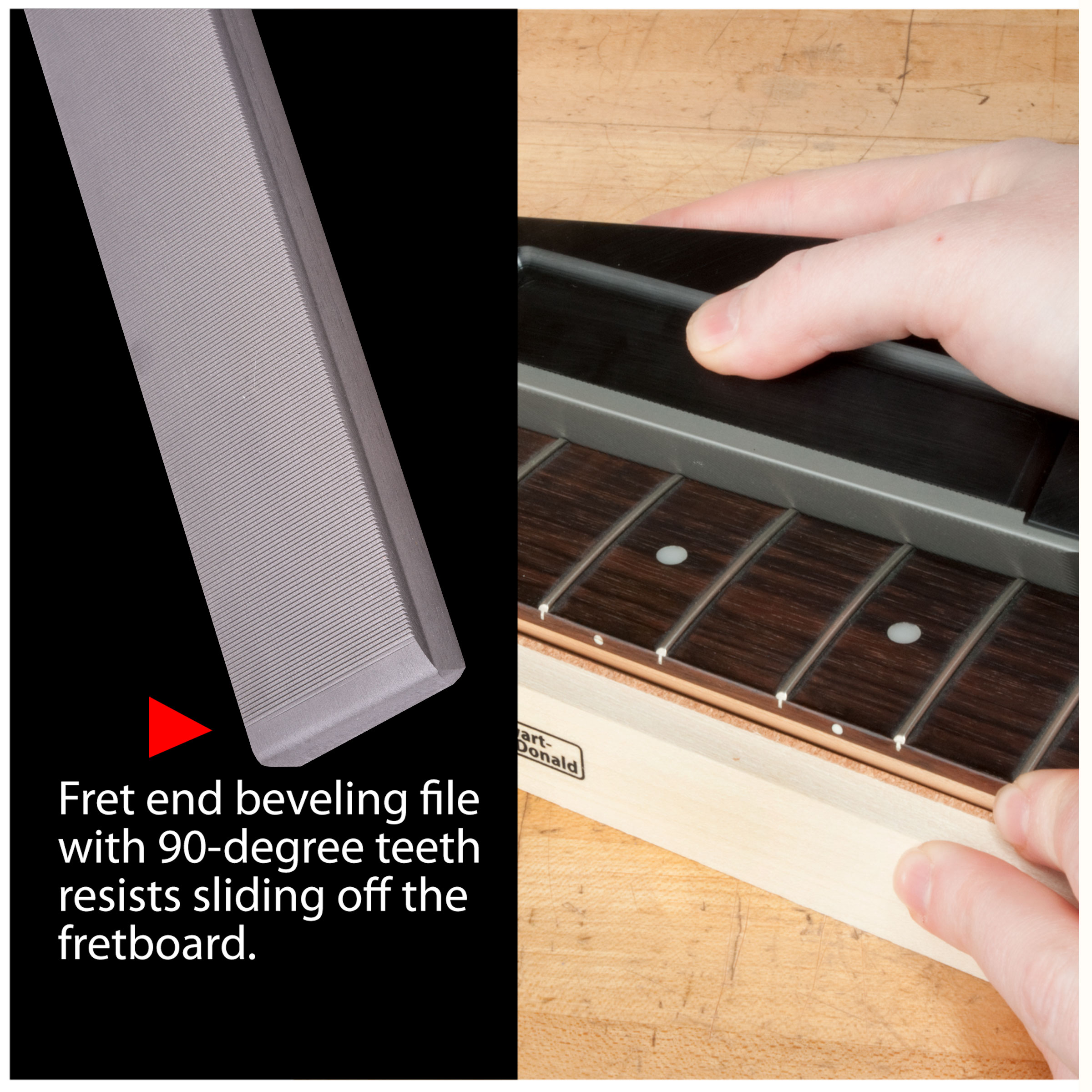 Stewmac shop fret leveling