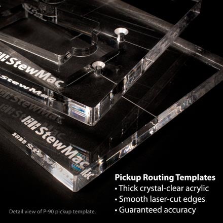 Pickup Routing Templates for Jazz Bass