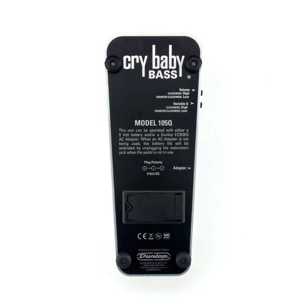 Dunlop 105Q Cry Baby Bass Wah Pedal