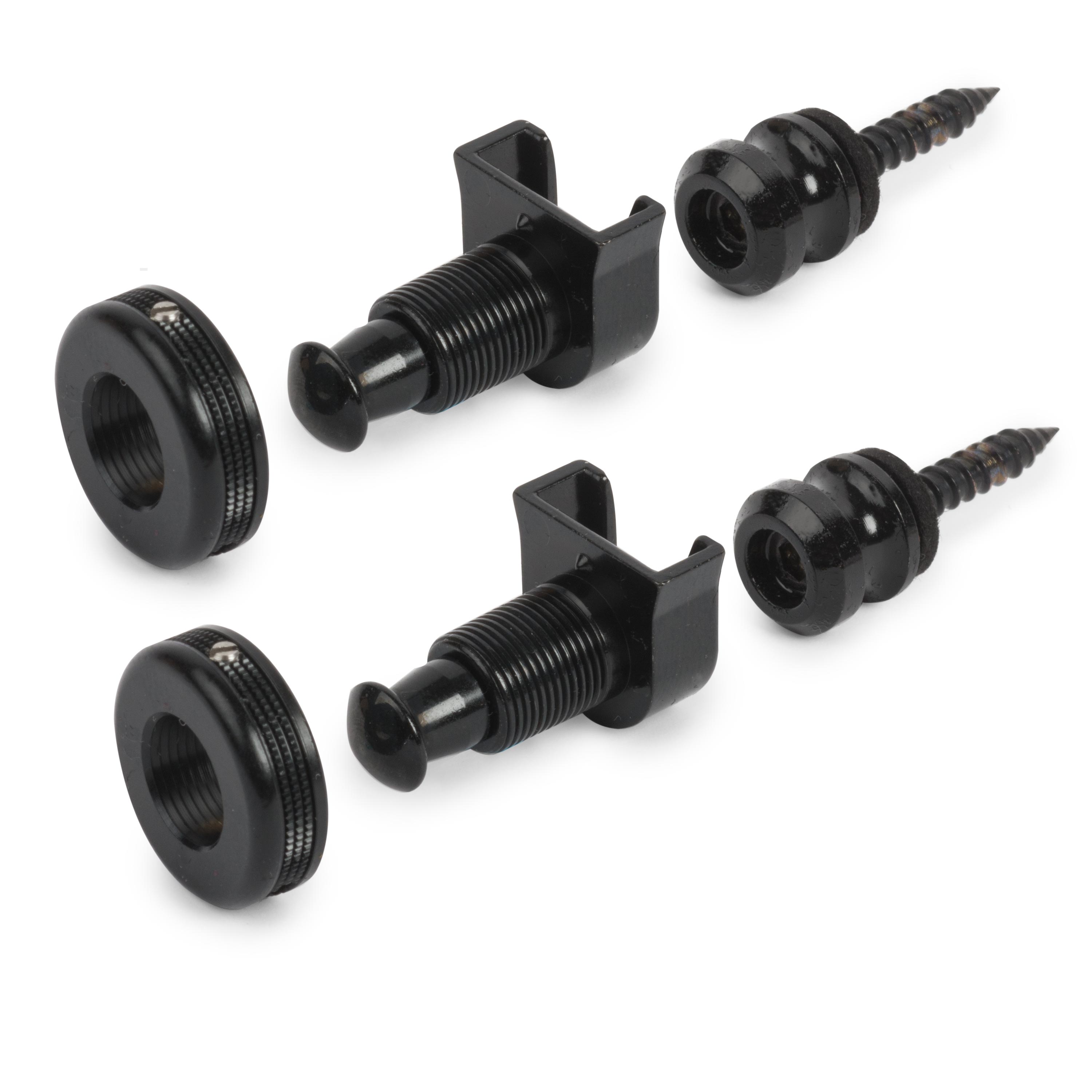 Black Chrome Schaller 14010401 Security Straplocks 
