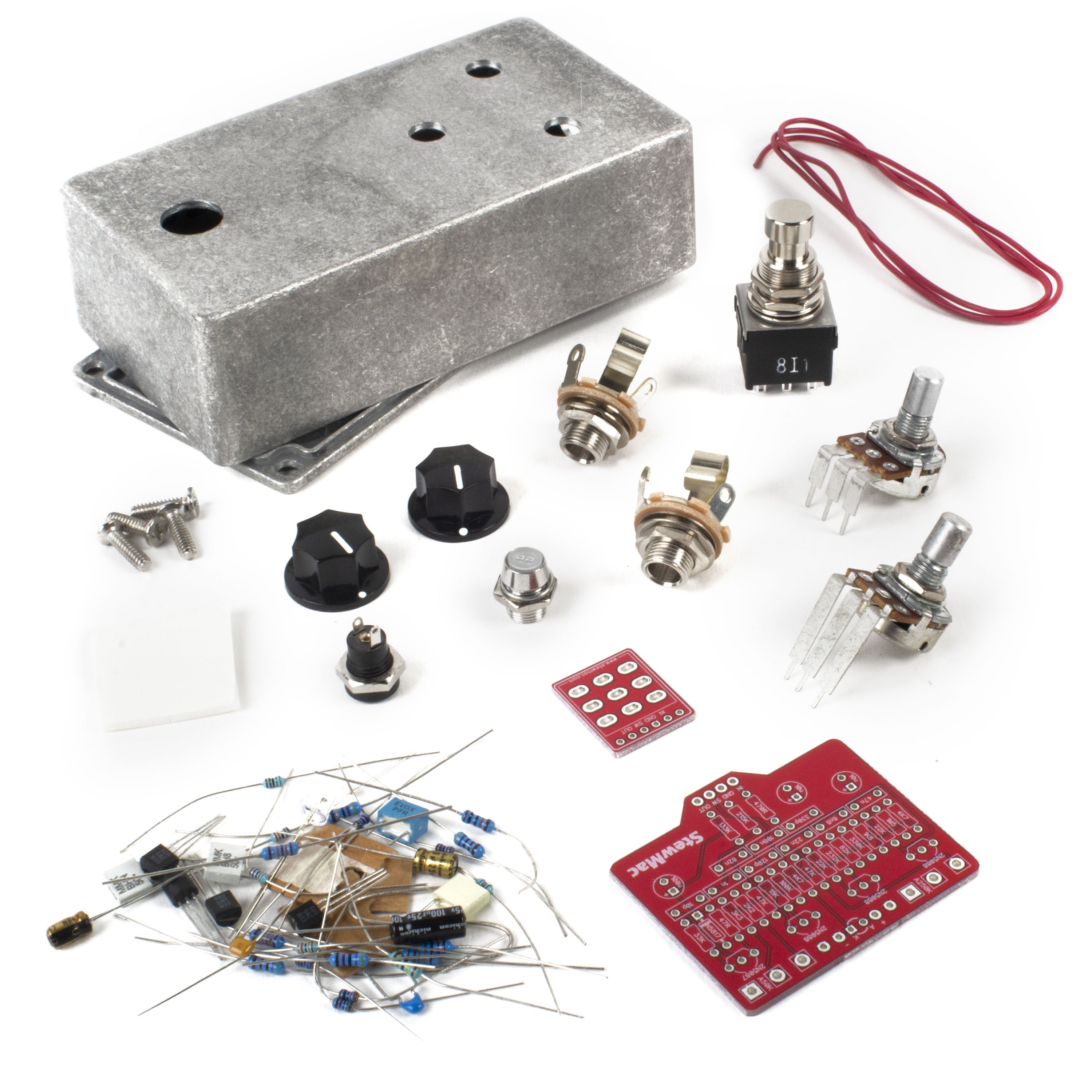 StewMac EC Expander DIY Pedal Kit, With Bare Enclosure StewMac EC Expander DIY Pedal Kit, With Bare Enclosure