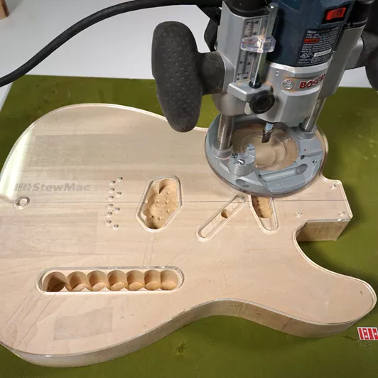 Routing Template for Vintage Tele StewMac Routing Template for Vintage Tele StewMac