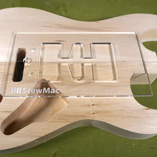 Routing Template for Vintage Strat - StewMac