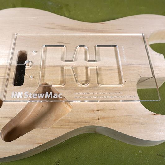 Routing Template for Vintage Strat - StewMac