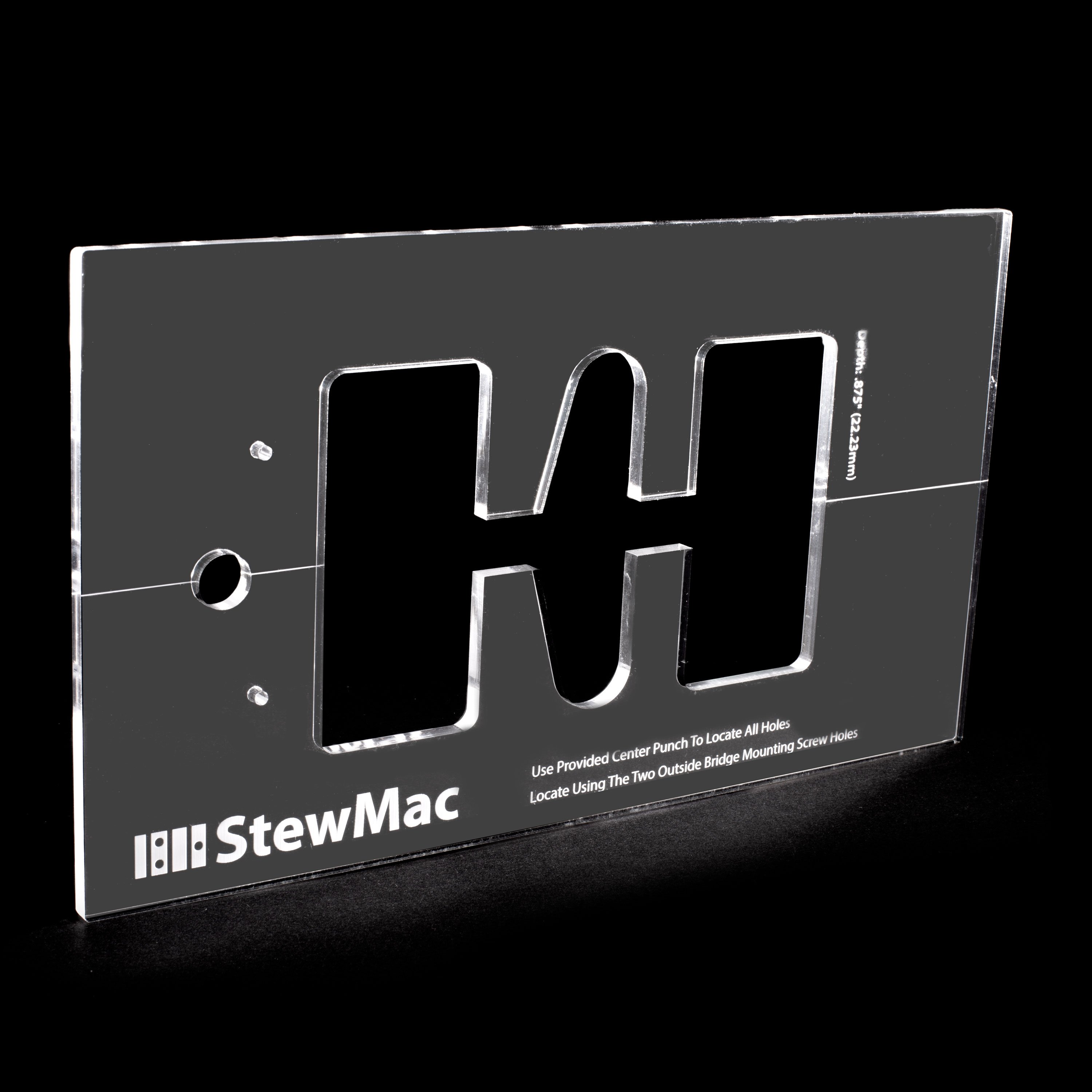 Routing Template for Vintage Strat, H/S/H Pickup Template Routing Template for Vintage Strat, H/S/H Pickup Template