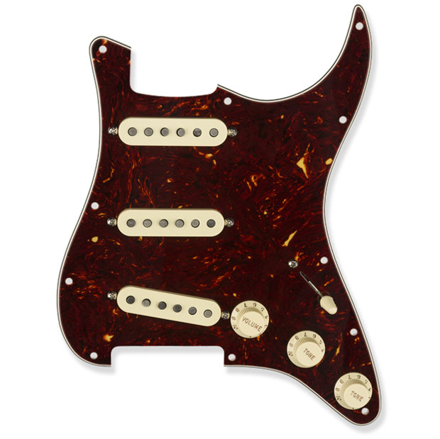 Fender Texas Special Pre-wired Stratocaster Pickguard, Tortoise Fender Texas Special Pre-wired Stratocaster Pickguard, Tortoise