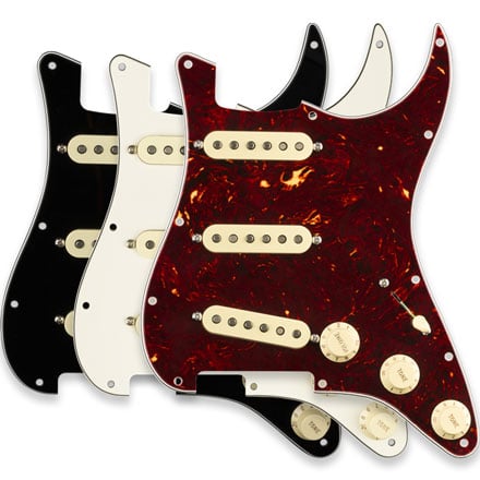 Fender Tex-Mex Pre-wired Stratocaster Pickguard, Tortoise
