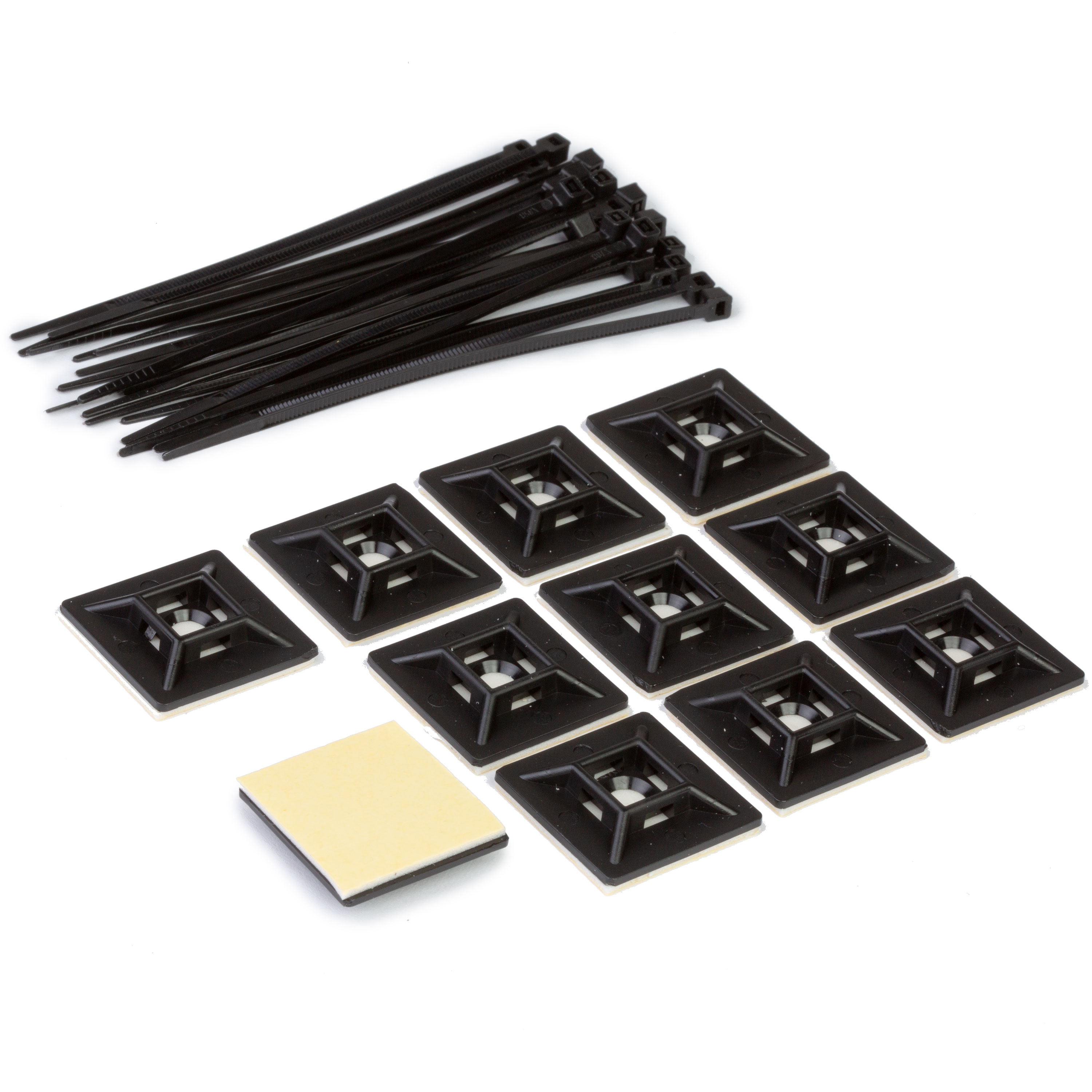 Emerson Custom Pedalboard Accessories, Ziptie and Cable Mount Pack