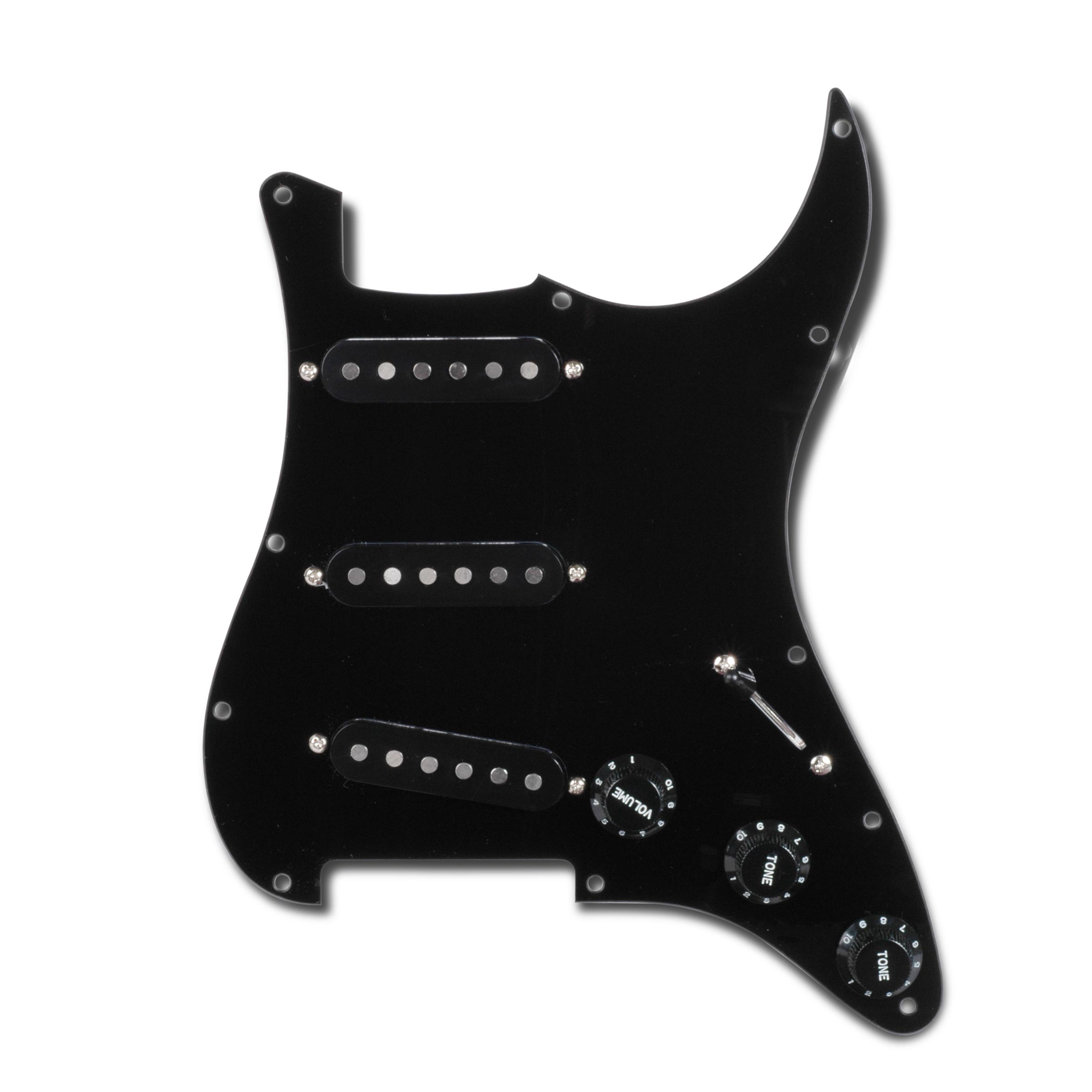Golden Age Pre-wired Pickguards, Black / white / black