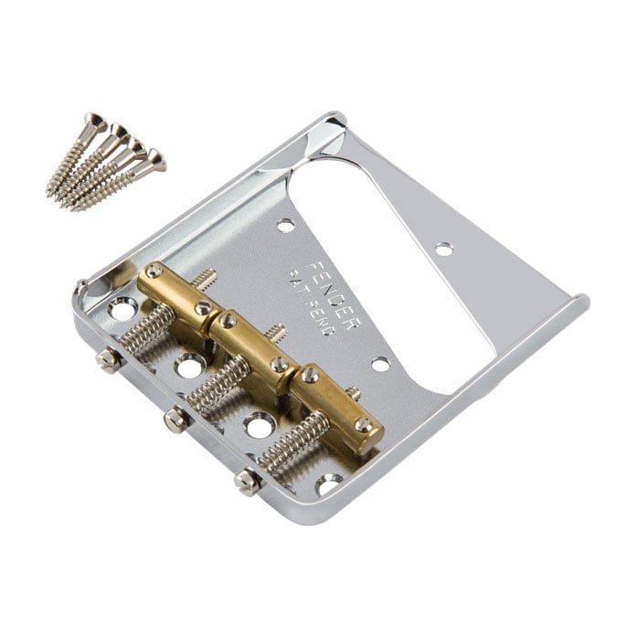 Fender 3-Saddle American Vintage Telecaster Bridge with Brass Saddles