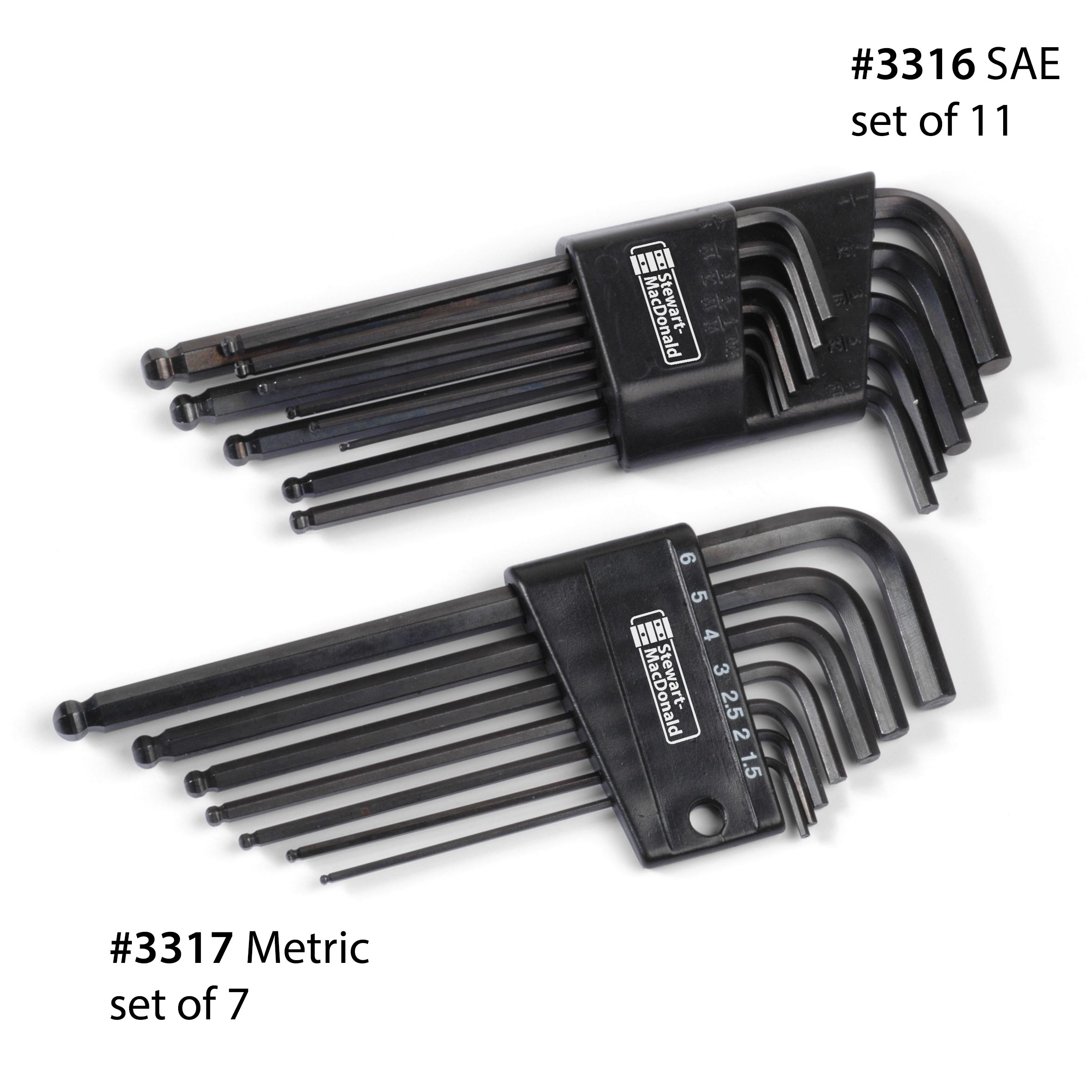 Ballend Hex Keys StewMac