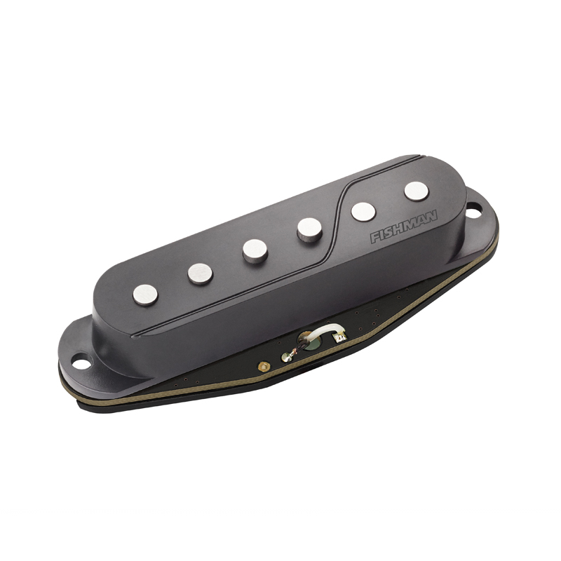 Fishman Fluence Single Width Pickup Set for Strat, Set of 3, Black Fishman Fluence Single Width Pickup Set for Strat, Set of 3, Black