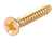 Humbucker Mounting Ring Screws, Gold, 11/16"