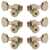 Sperzel Trim-Lok 3+3 Guitar Machines, Satin gold