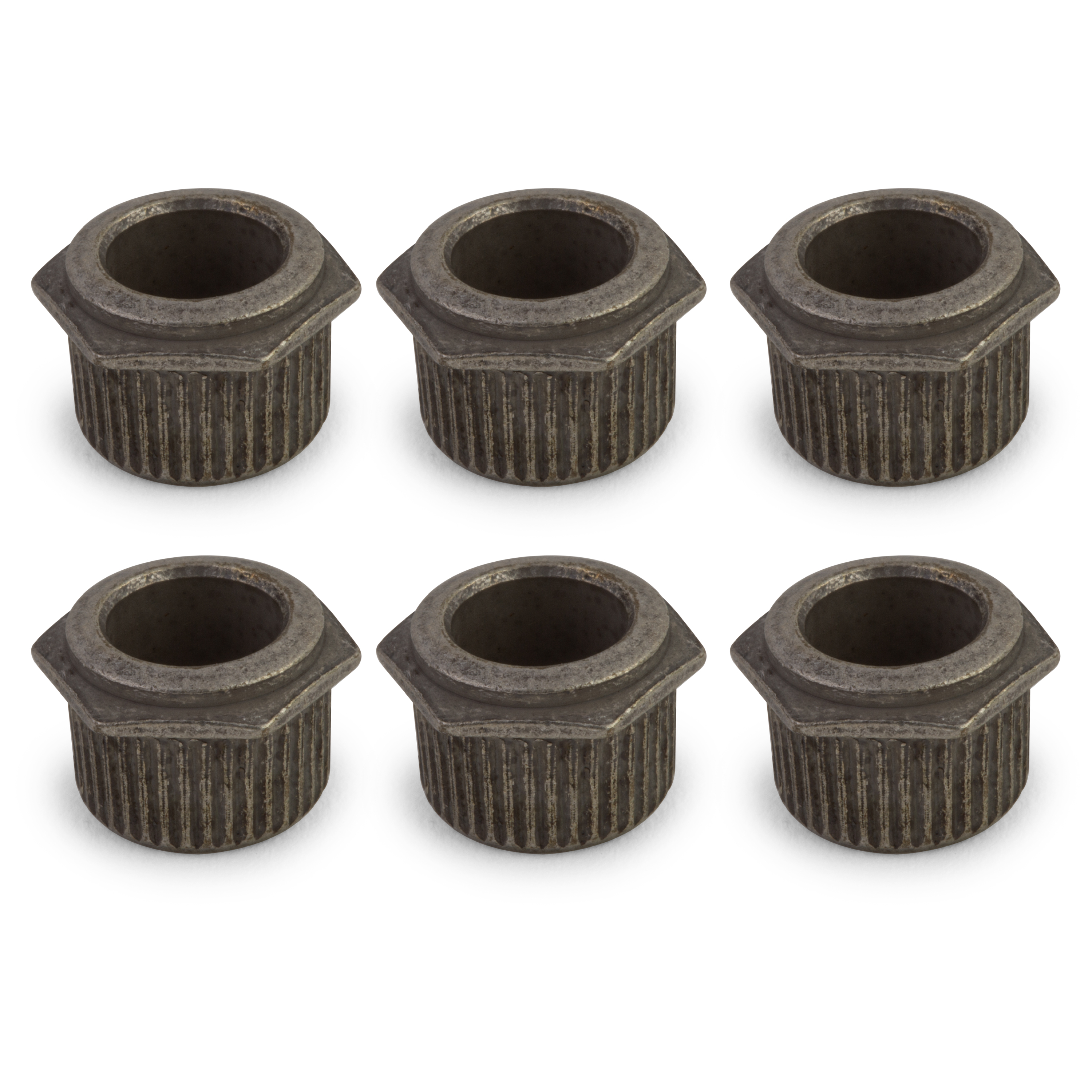 3/8" Conversion Tuner Bushing, Hex, Relic nickel, set of 6 3/8" Conversion Tuner Bushing, Hex, Relic nickel, set of 6