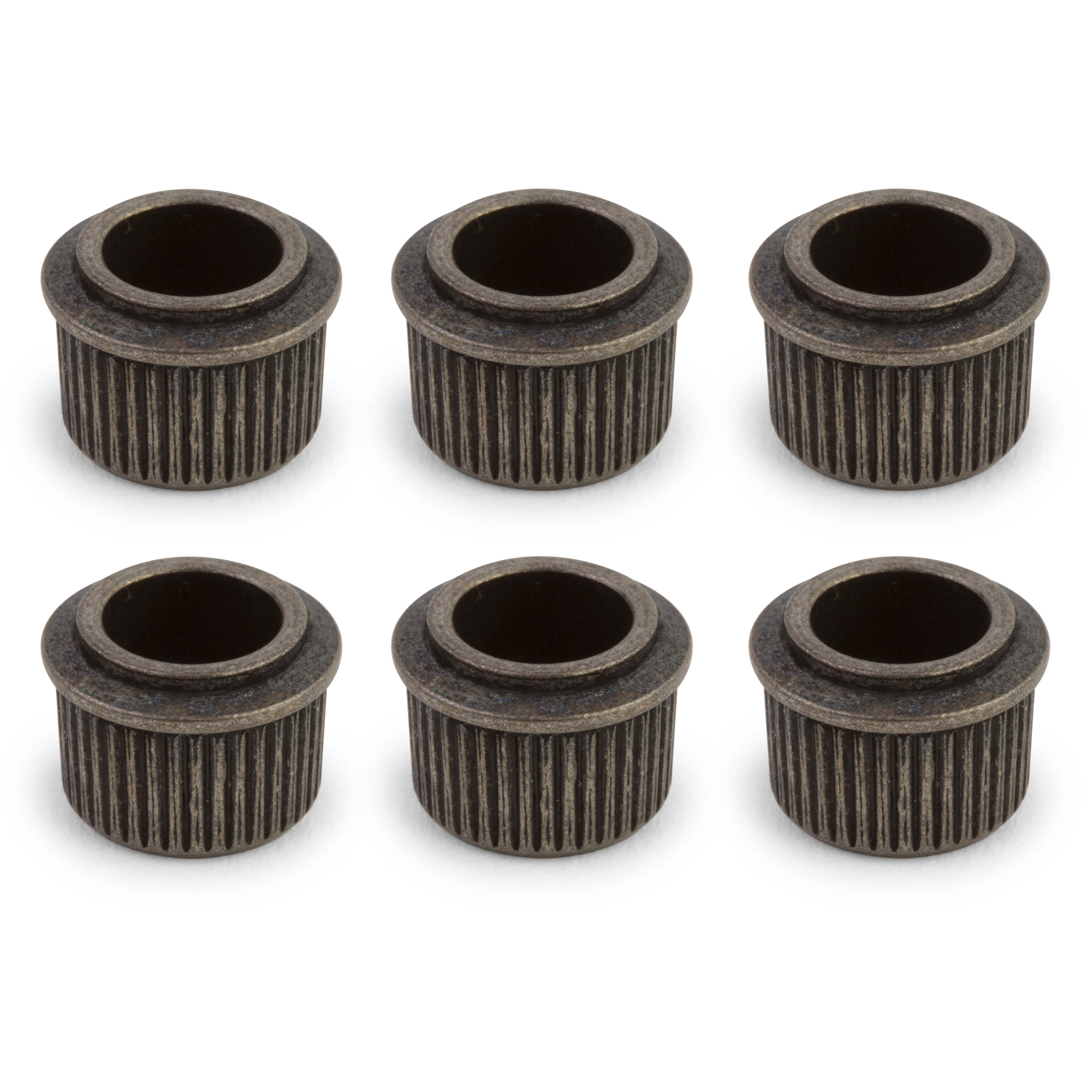 3/8" Conversion Tuner Bushing, Round, Relic nickel, set of 6 3/8" Conversion Tuner Bushing, Round, Relic nickel, set of 6