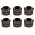 3/8" Conversion Tuner Bushing, Round, Relic nickel, set of 6