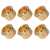 10.5mm Round Conversion Bushings, Gold, set of 6