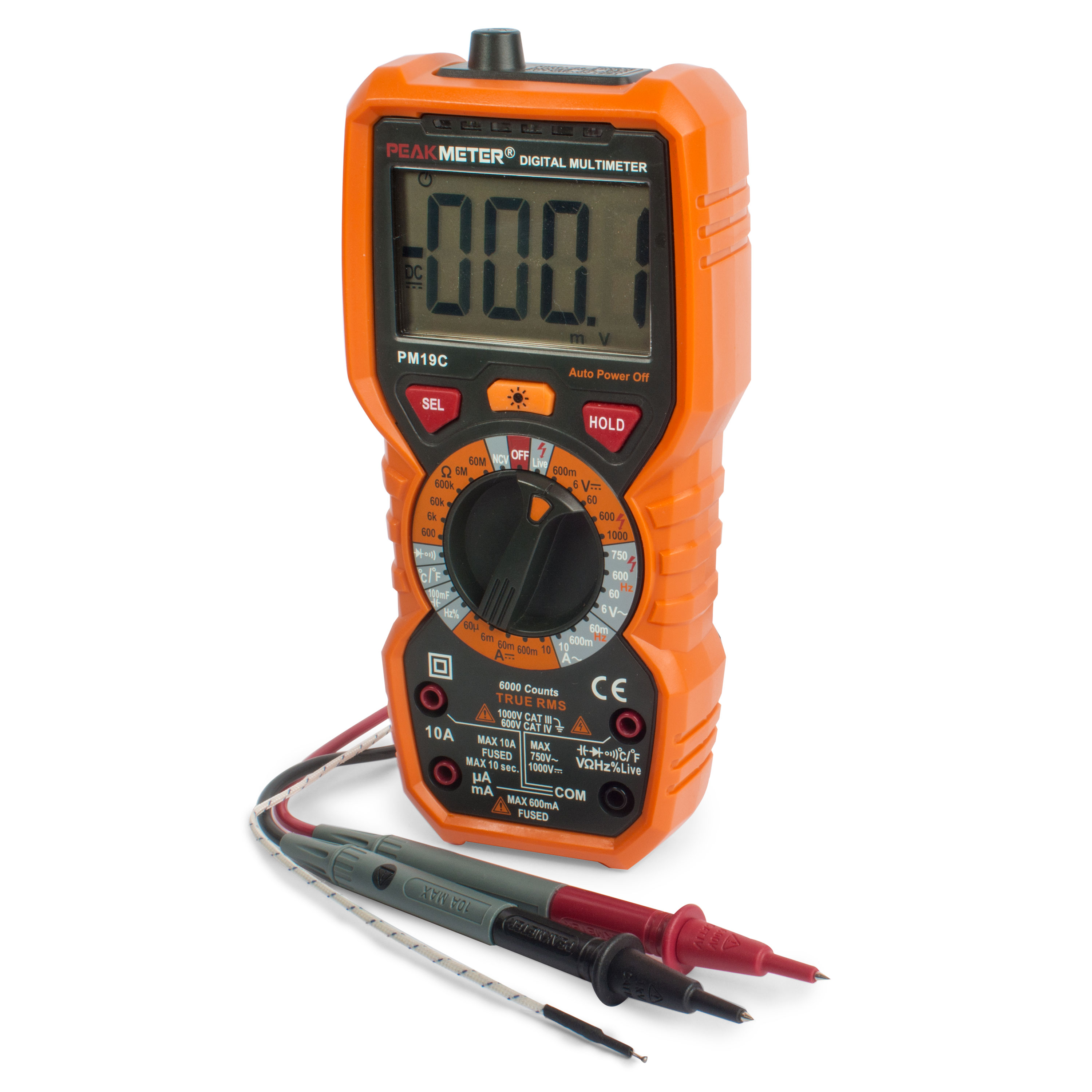 PEAKMETER Digital Multimeter StewMac