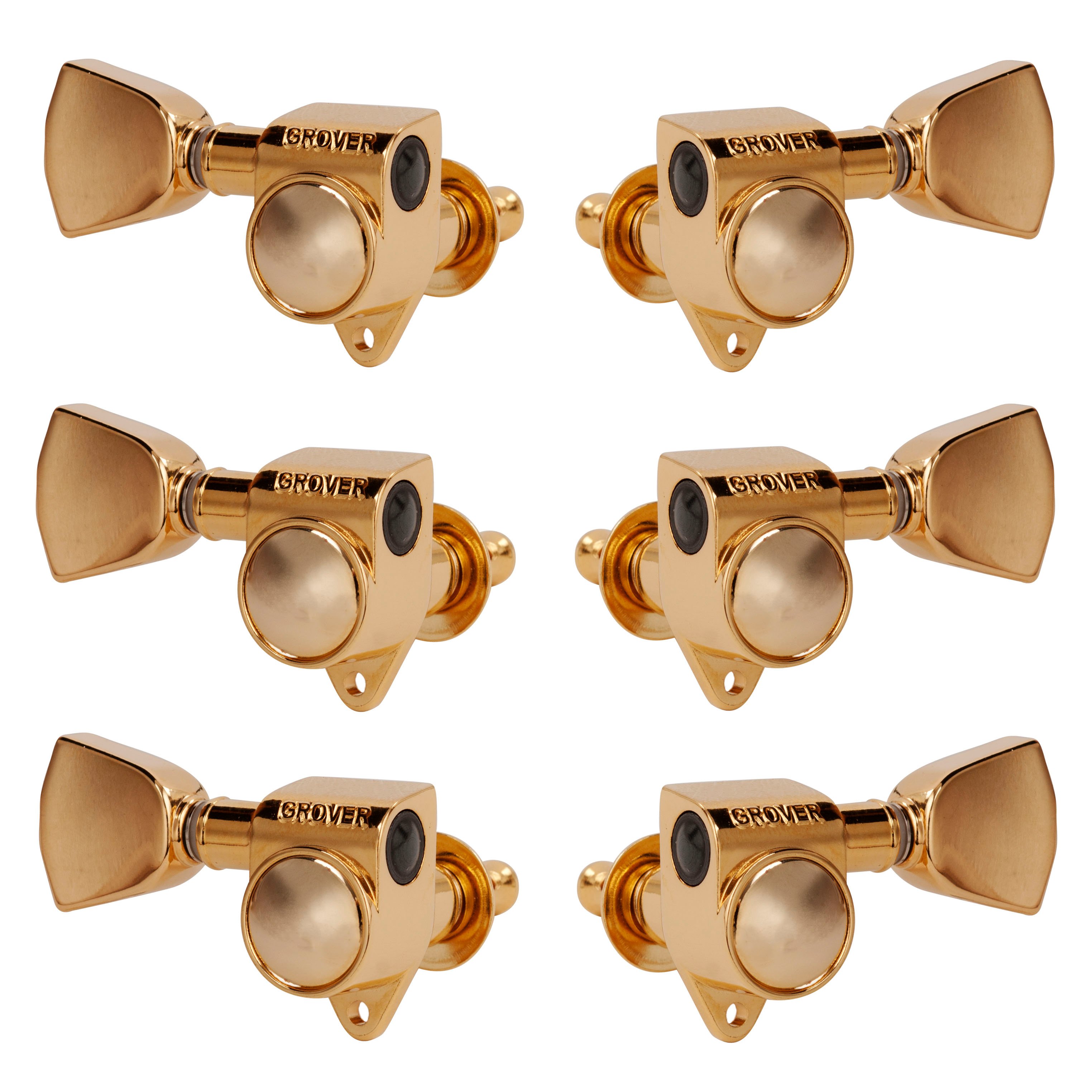 Grover Keystone Rotomatics (102 Series) 3+3 Tuners, Gold Grover Keystone Rotomatics (102 Series) 3+3 Tuners, Gold