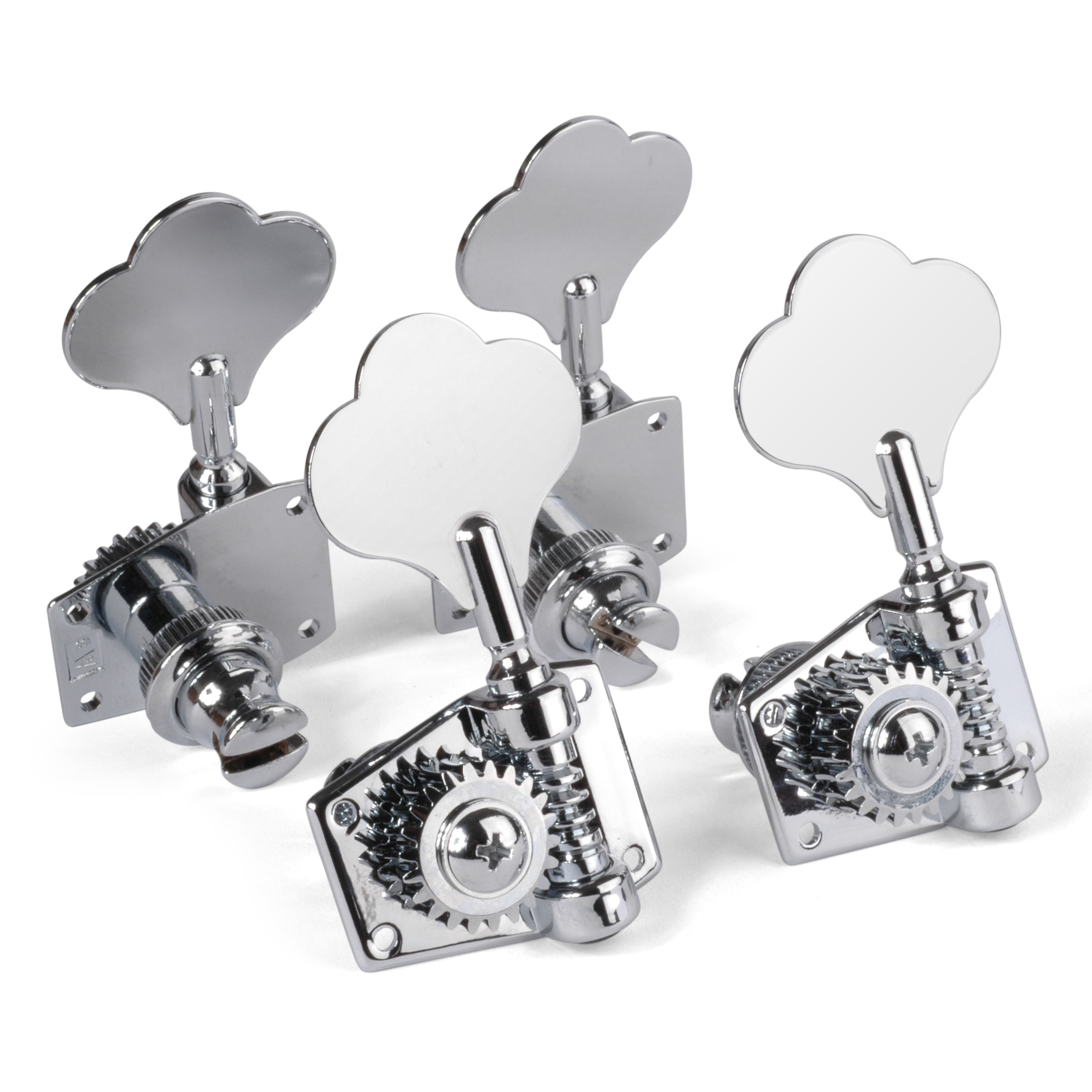 Adjustable Tension Bass Tuner Set, 2L/2R, chrome Adjustable Tension Bass Tuner Set, 2L/2R, chrome