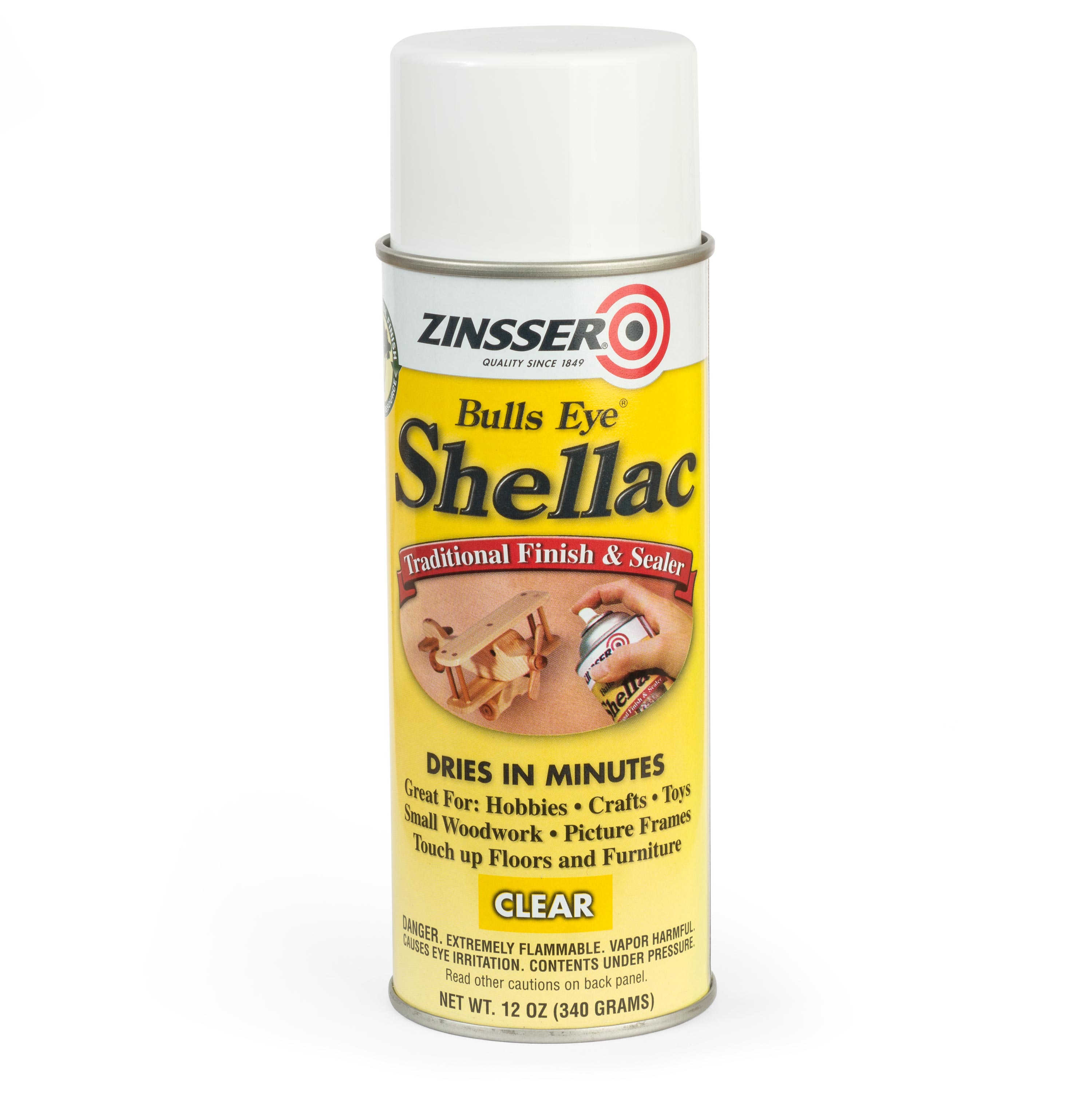 Zinsser Clear Aerosol Shellac - StewMac