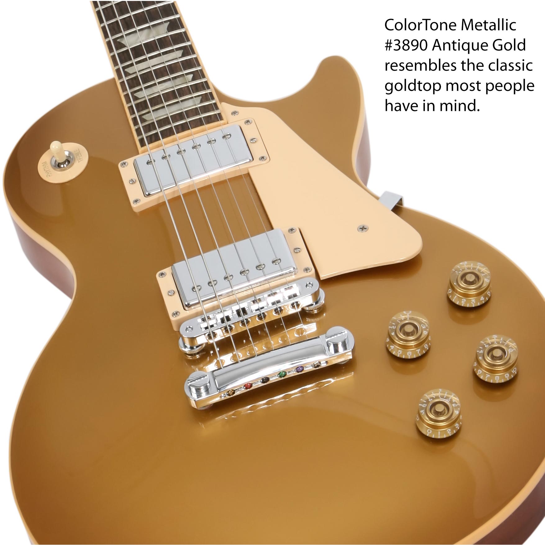 ColorTone Metallic Aerosol Guitar Lacquer, Bright Gold 