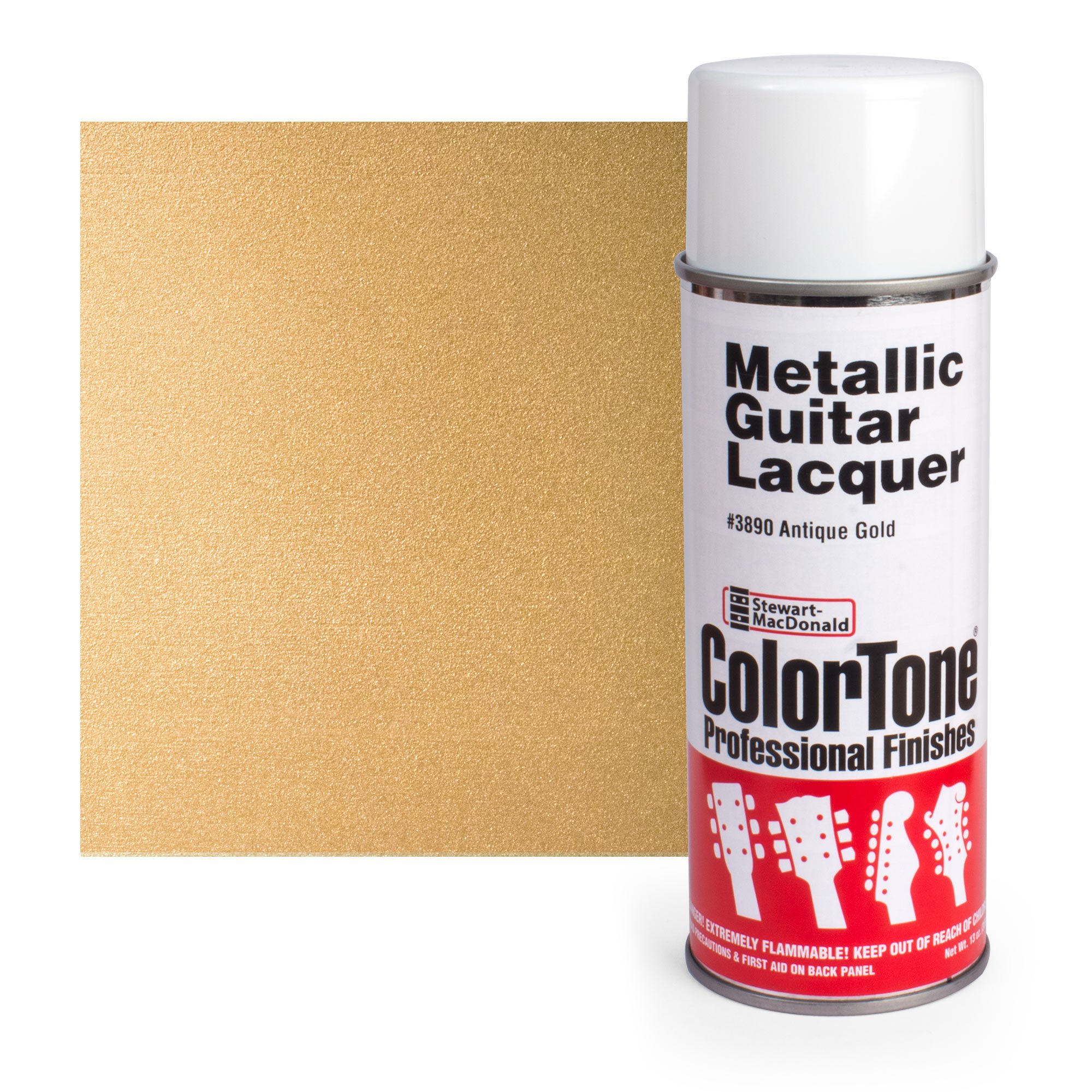 ColorTone Aerosol Guitar Lacquer, Antique Gold