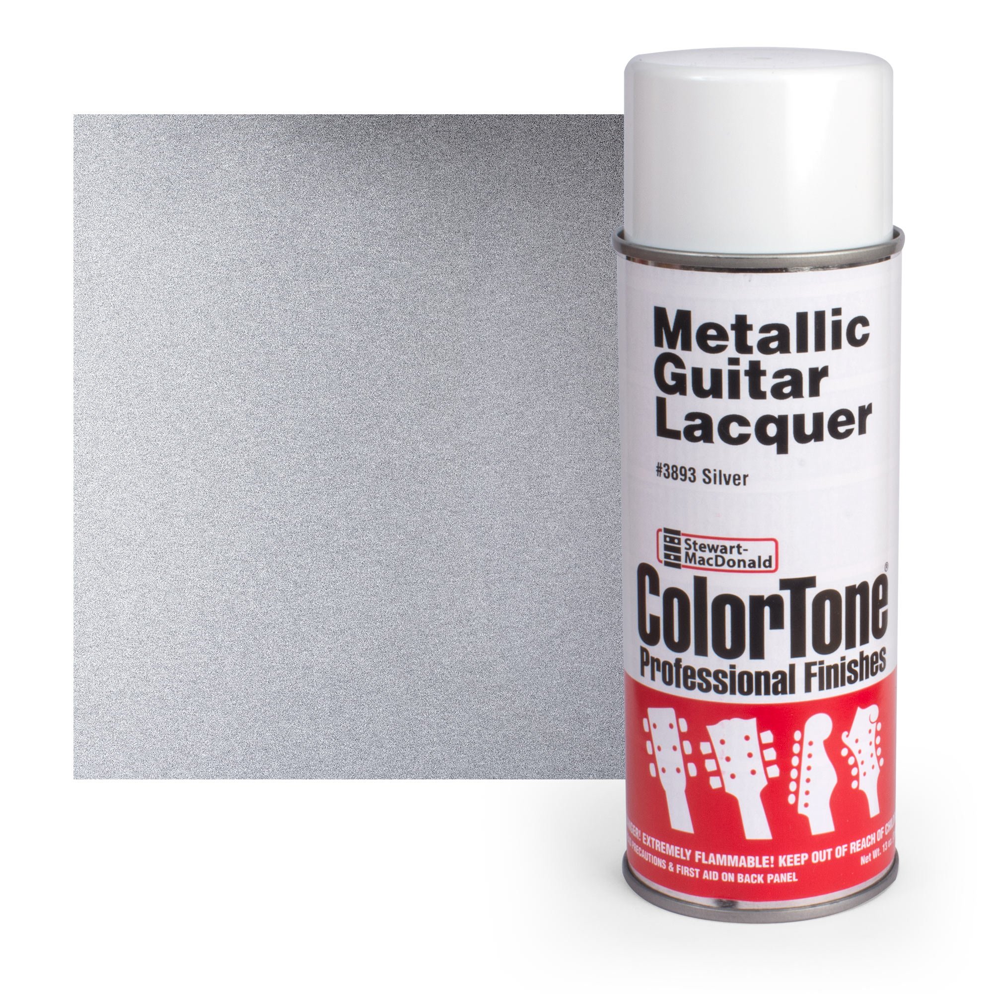 ColorTone Aerosol Guitar Lacquer, Silver