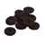 Strap Button Felt Washers - 10 Pack, Black