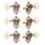 Waverly Guitar Tuners with Ivoroid Knobs for Slotted Pegheads, Nickel, 3L/3R