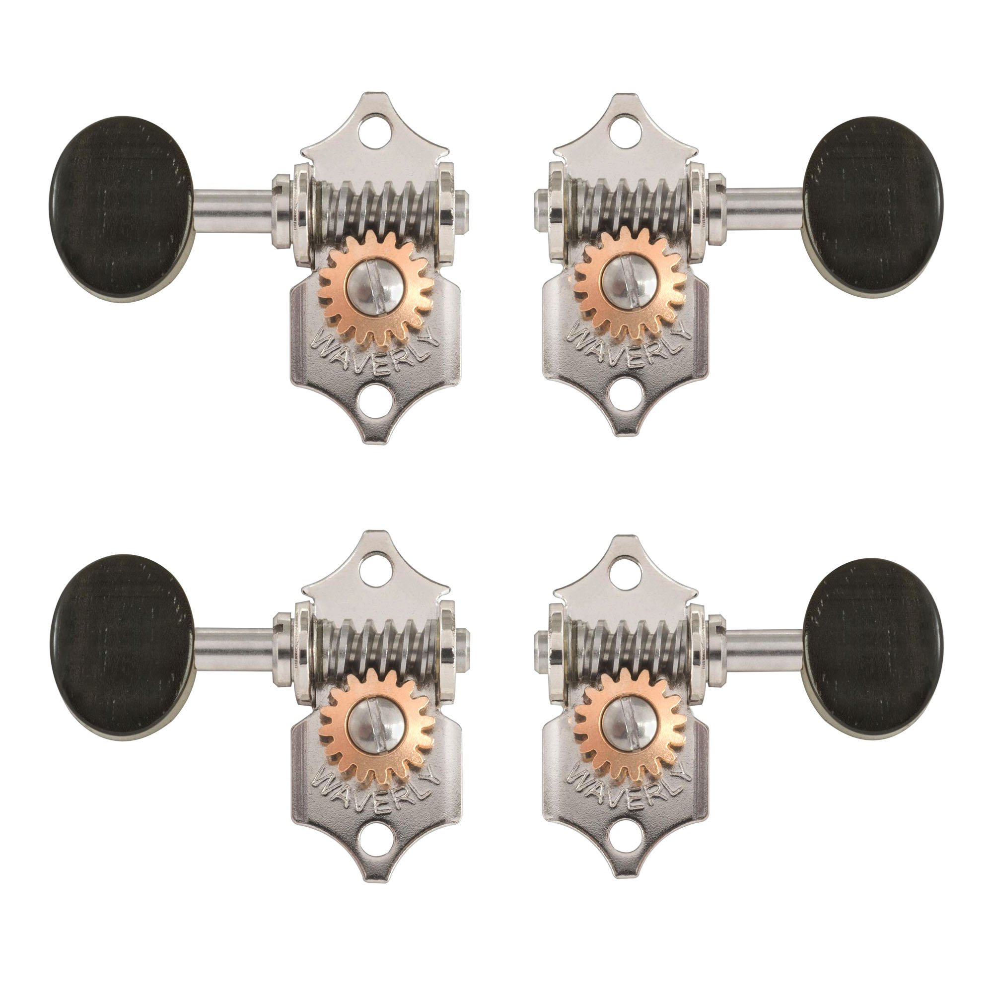 Waverly Ukulele Tuners, With ebony knobs Waverly Ukulele Tuners, With ebony knobs