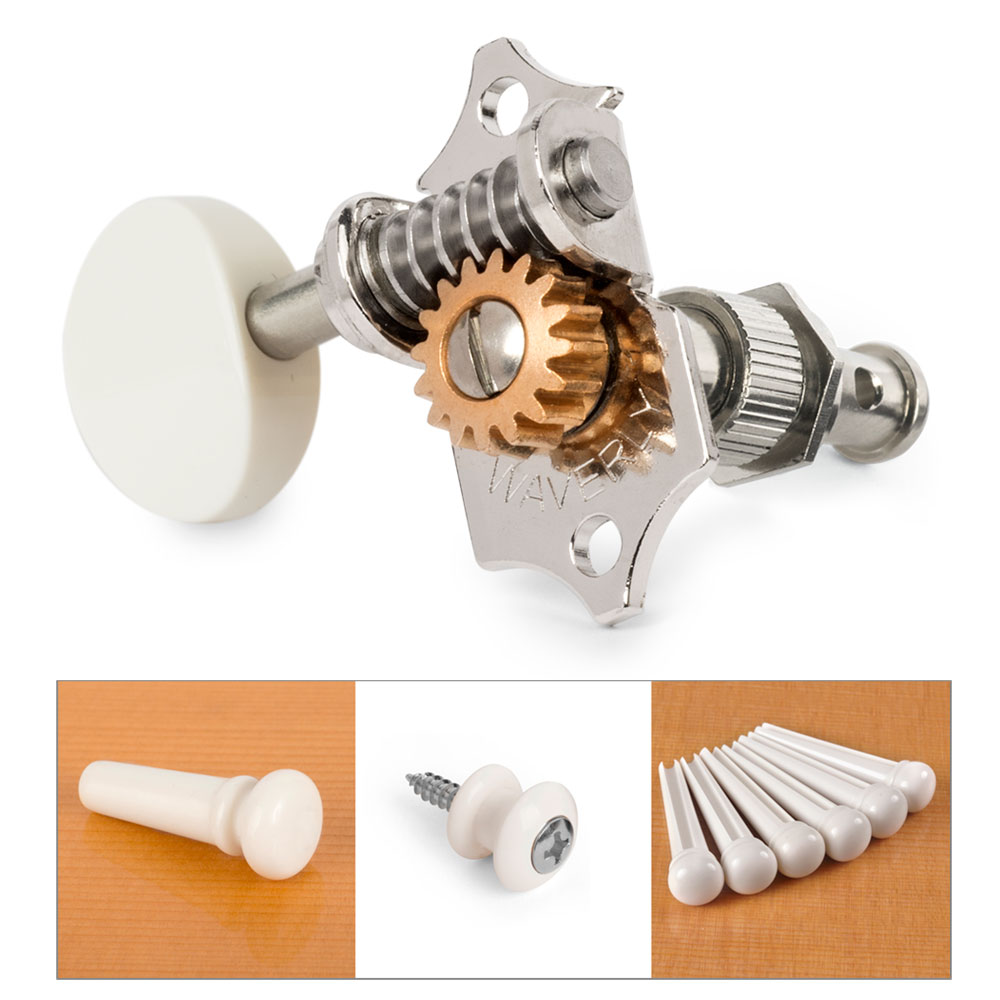 Waverly Anniversary Collection in White, Nickel Set Waverly Anniversary Collection in White, Nickel Set