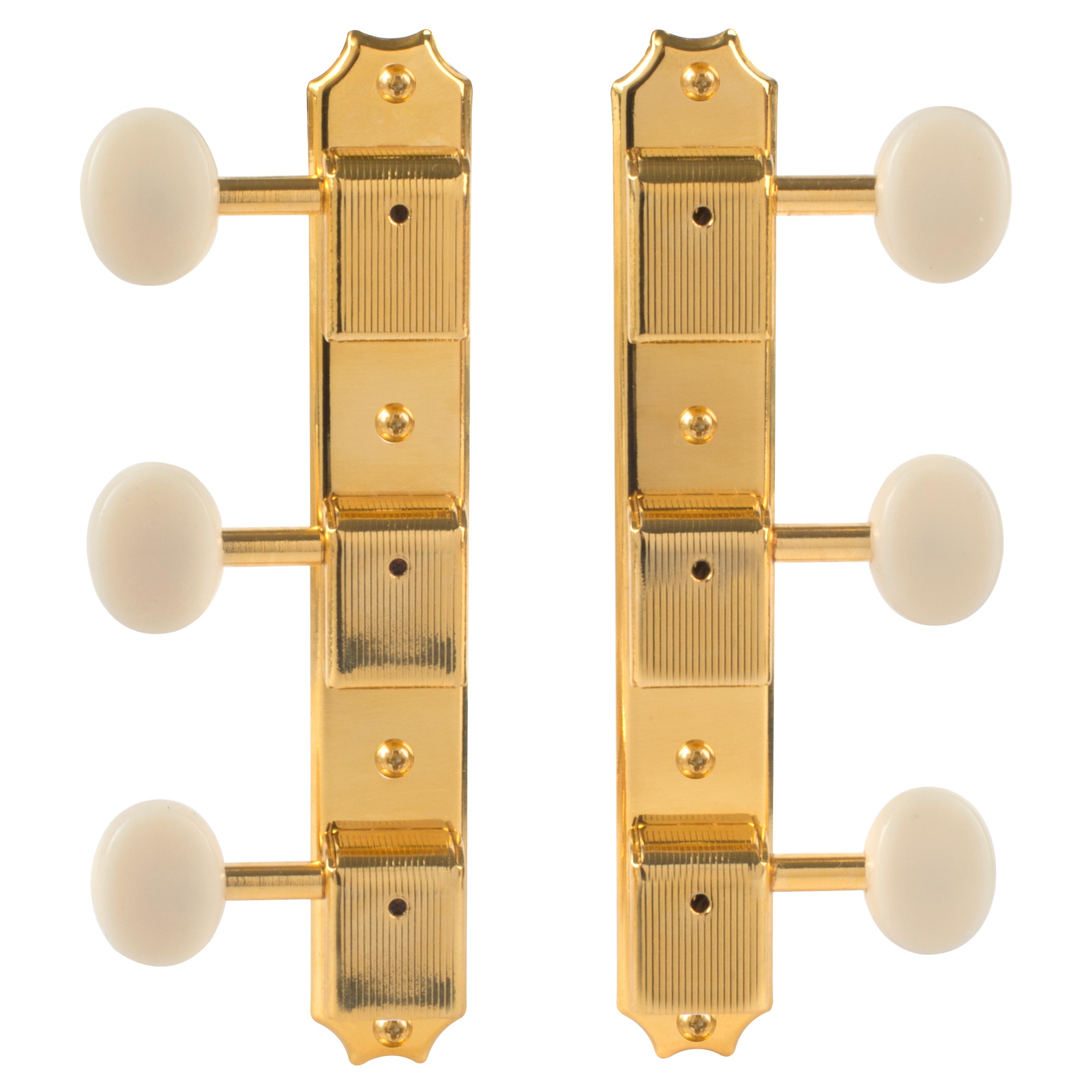 Golden Age Vintage-style 3-On-Plate Tuners