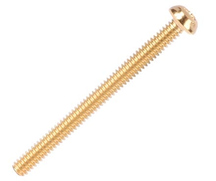 Pickup Height Screw for Humbucker, Gold Pickup Height Screw for Humbucker, Gold