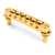 Nashville Tune-o-matic Bridge, Gold, with studs and bushings