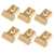 Nashville Tune-o-matic Saddles, Gold, set of 6