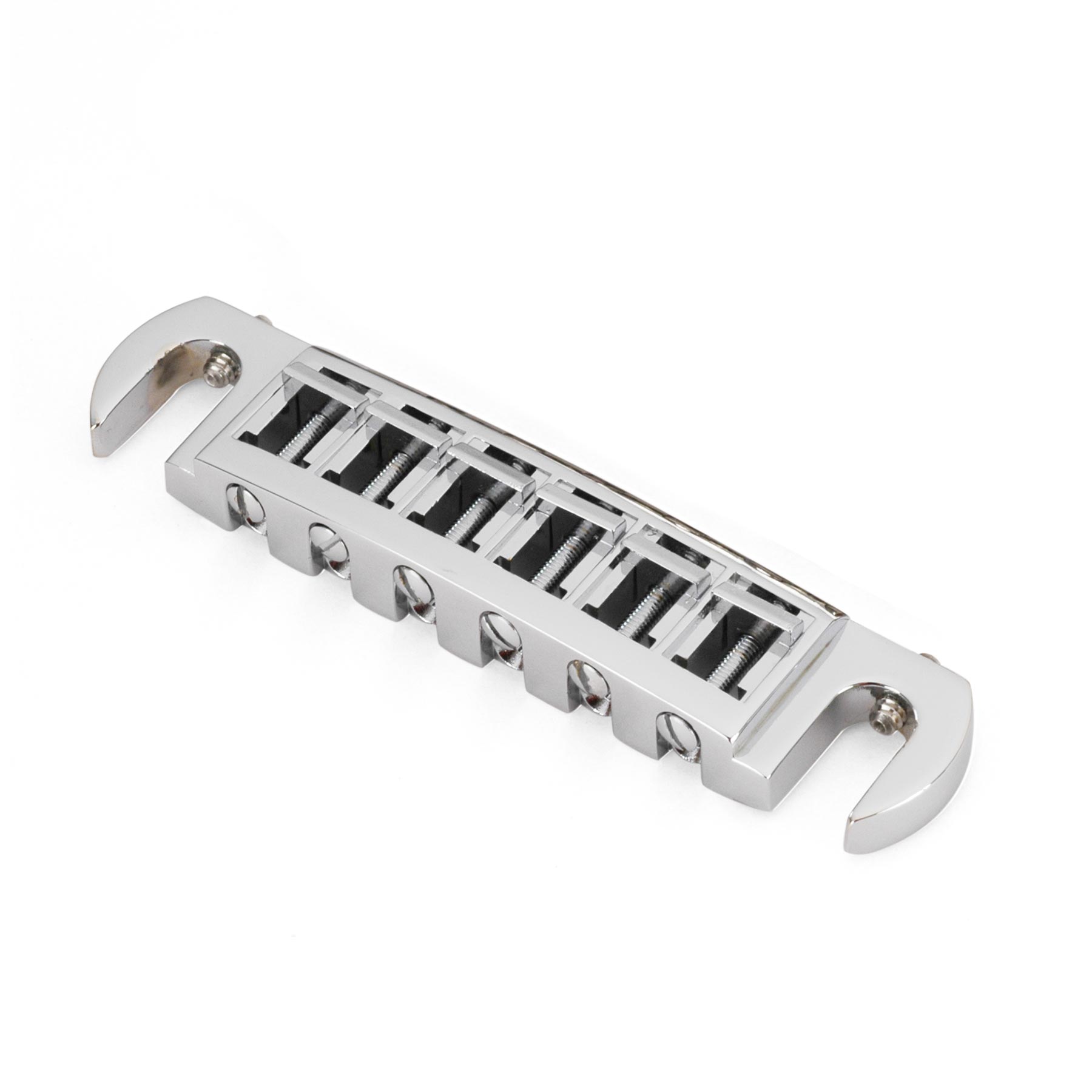 Pigtail Aluminum Wraparound Bridge, Chrome Pigtail Aluminum Wraparound Bridge, Chrome
