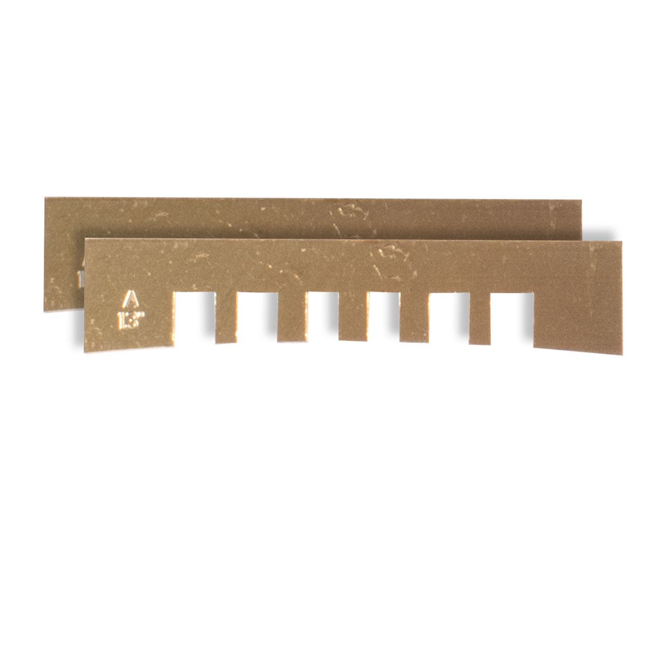 Notched Fret Press Inserts, 13" radius, set of 2 Notched Fret Press Inserts, 13" radius, set of 2