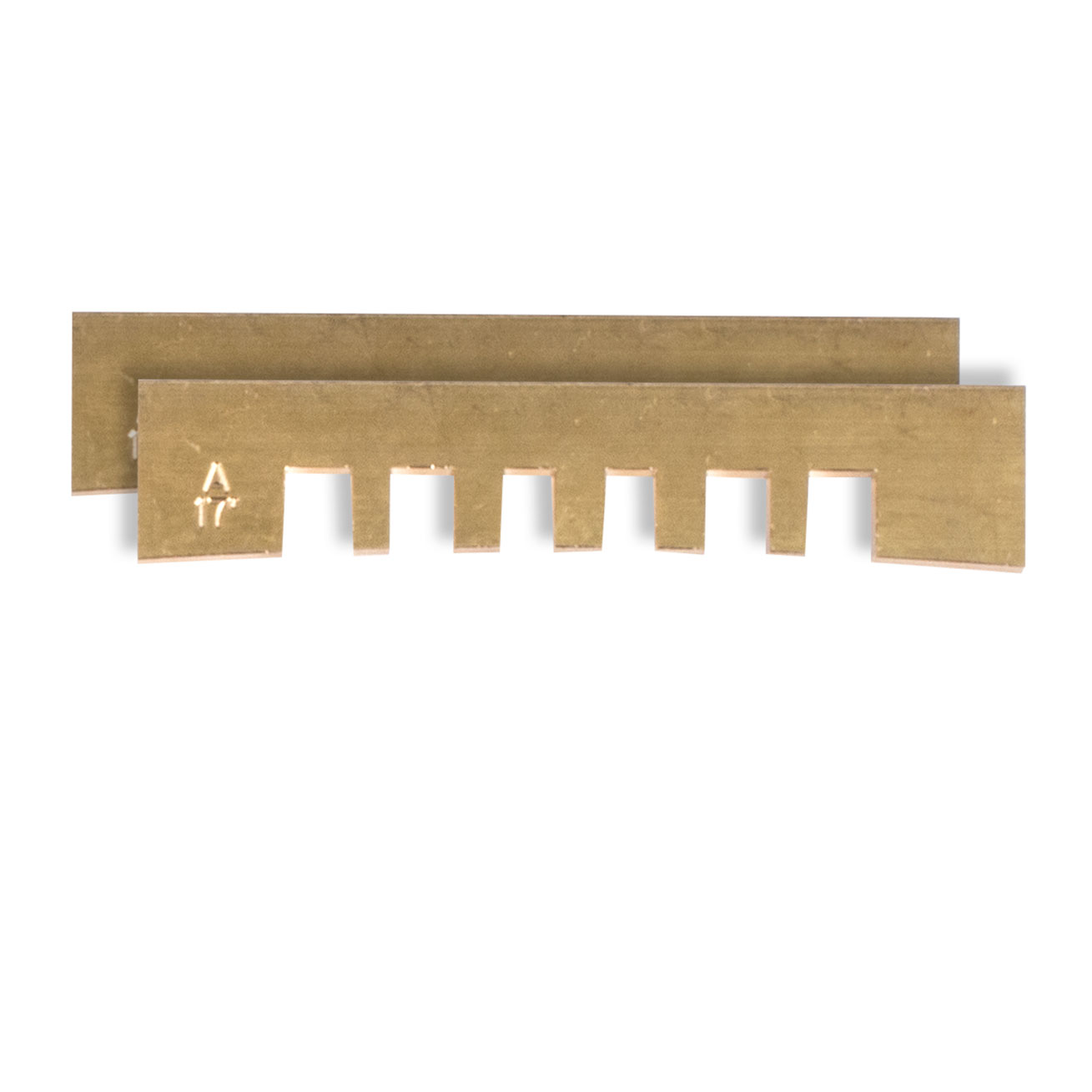 Notched Fret Press Inserts, 17" radius, set of 2 Notched Fret Press Inserts, 17" radius, set of 2