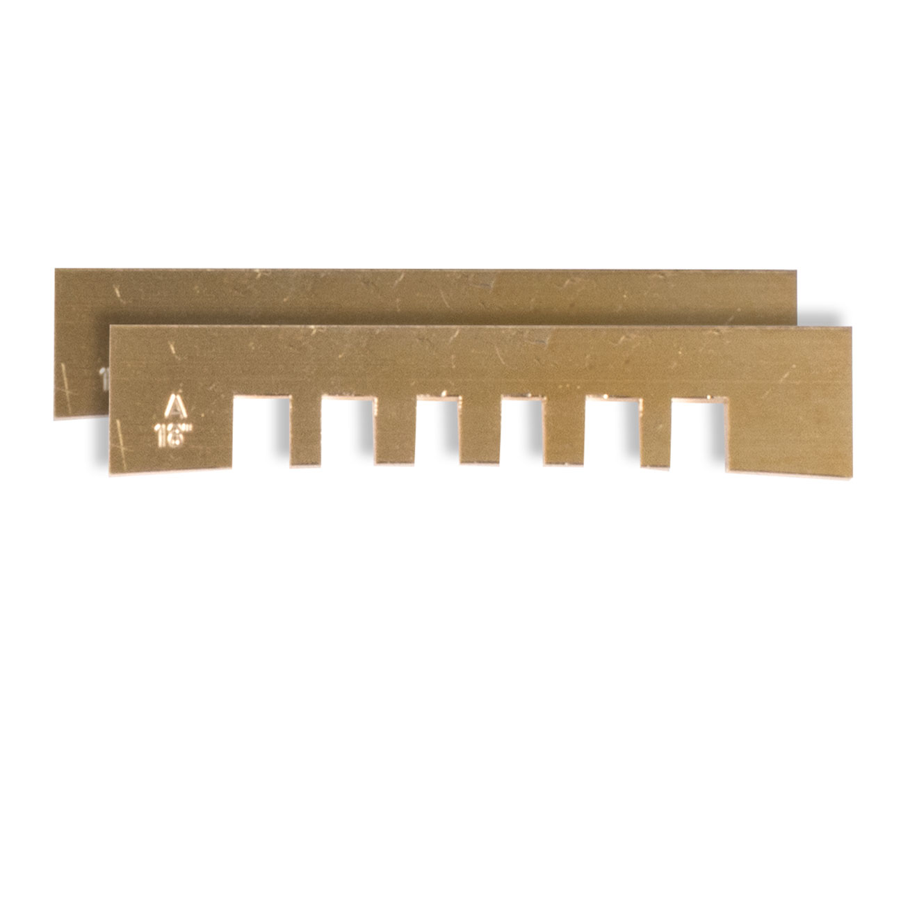 Notched Fret Press Inserts, 18" radius, set of 2 Notched Fret Press Inserts, 18" radius, set of 2